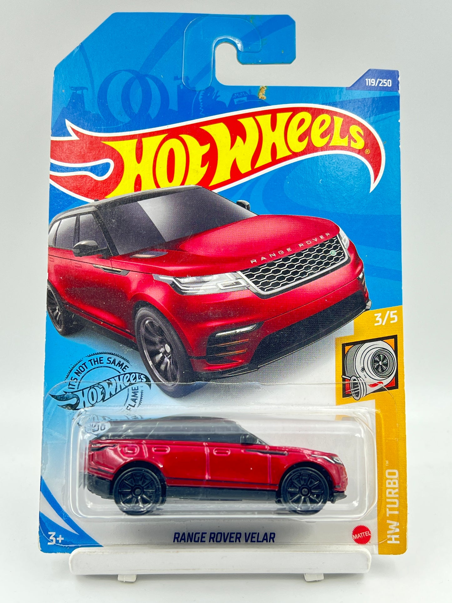 HOT WHEELS - RANGE ROVER VELAR - RED - ( CARD AS IN PIC ) - 1B
