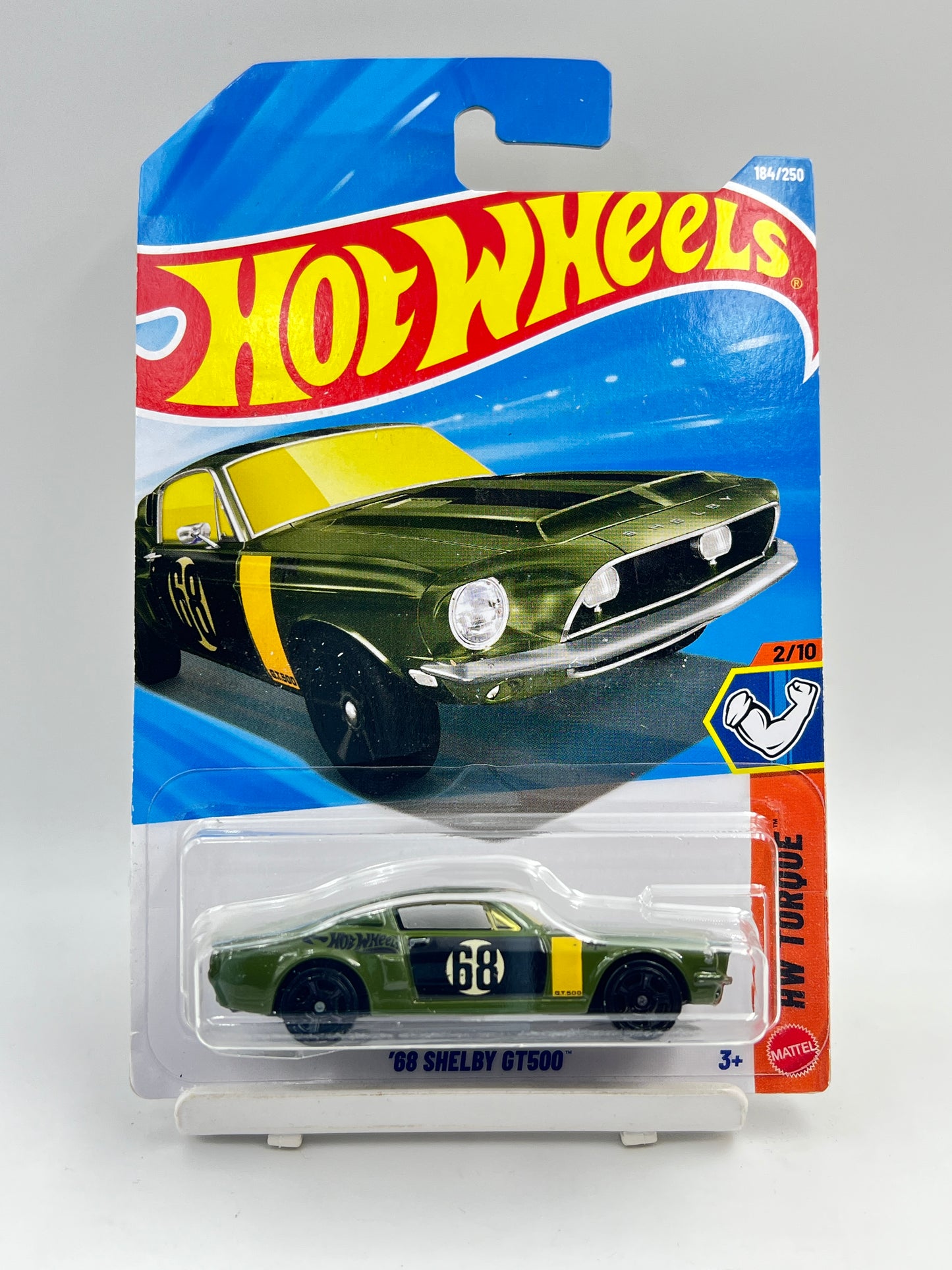 MILD CREASE - HOT WHEELS - 68 SHELBY GT500 - 3E