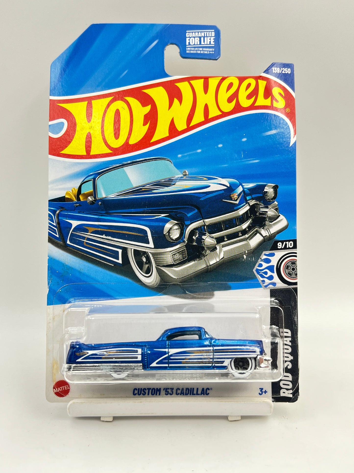 DIRT ON CARD - IMPORTED - HOT WHEELS - CUSTOM 53 CADILLAC - 3C