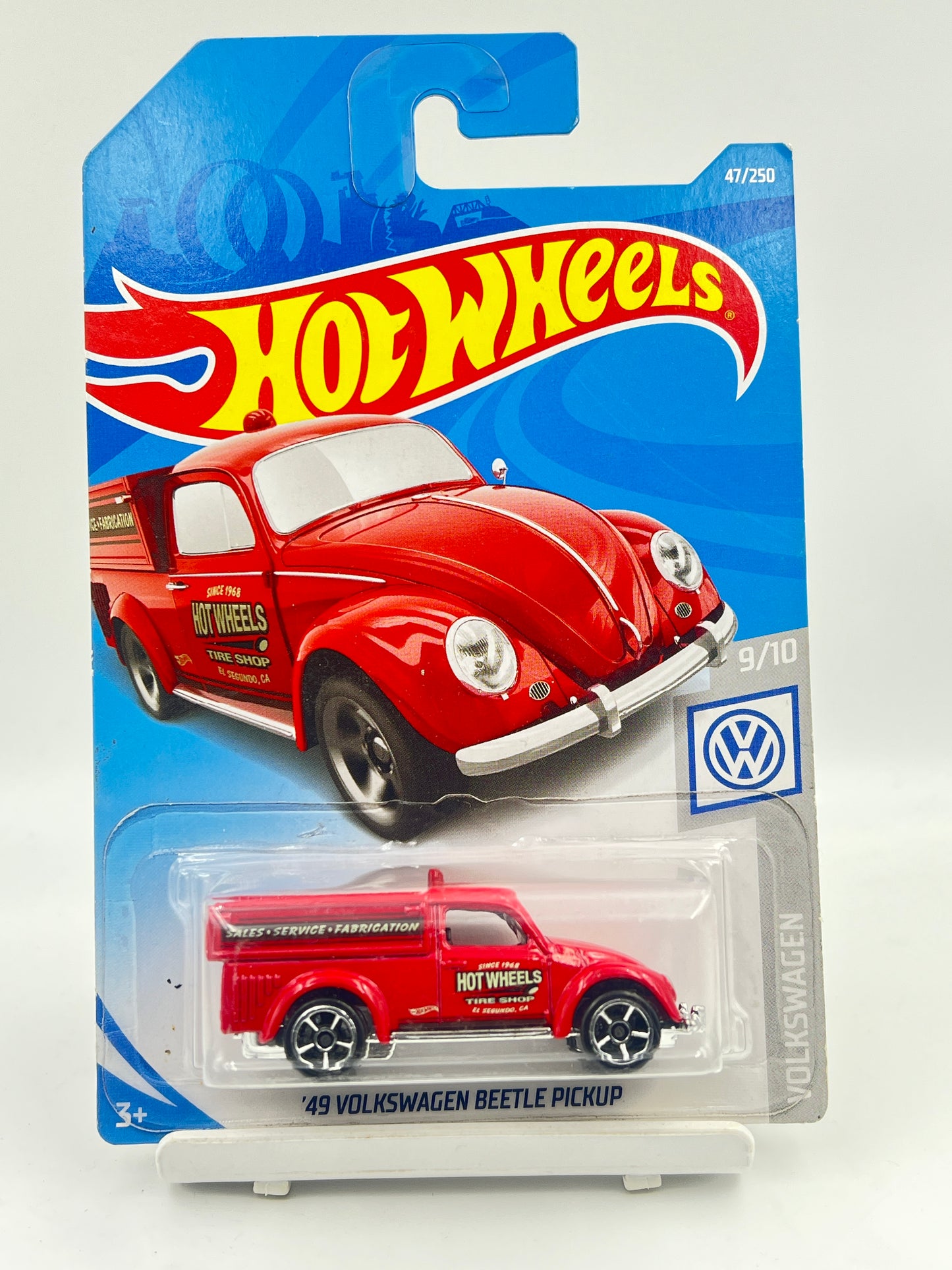 HOT WHEELS - 49 VOLKSWAGEN BEETLE PICKUP - RED - 3A