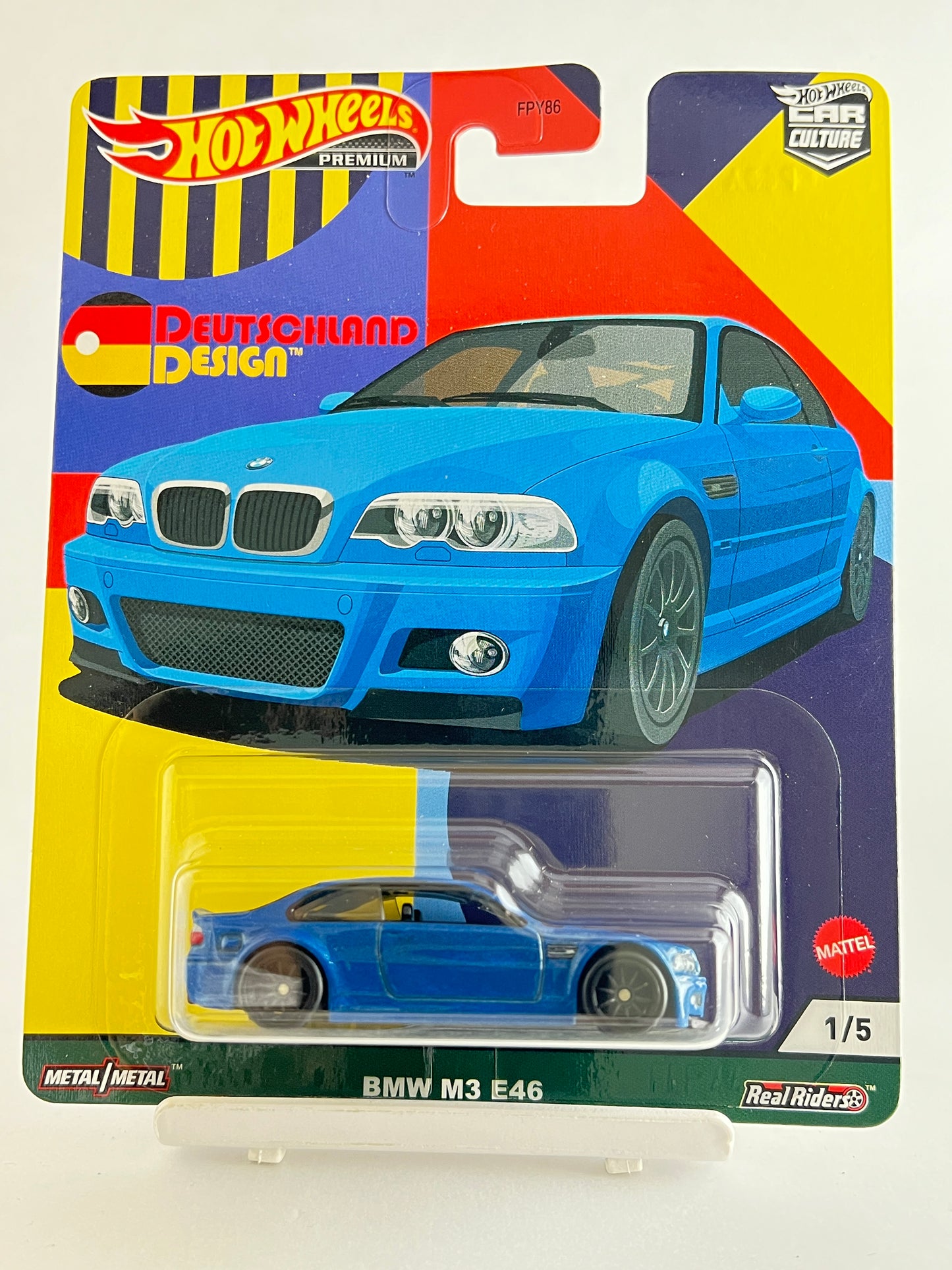 BLISTER DAMAGED - PREMIUM - BMW M3 E46 - WITH FREE PROTECTOR - 4F - Its Fun- Hot wheels - matchbox - diecast