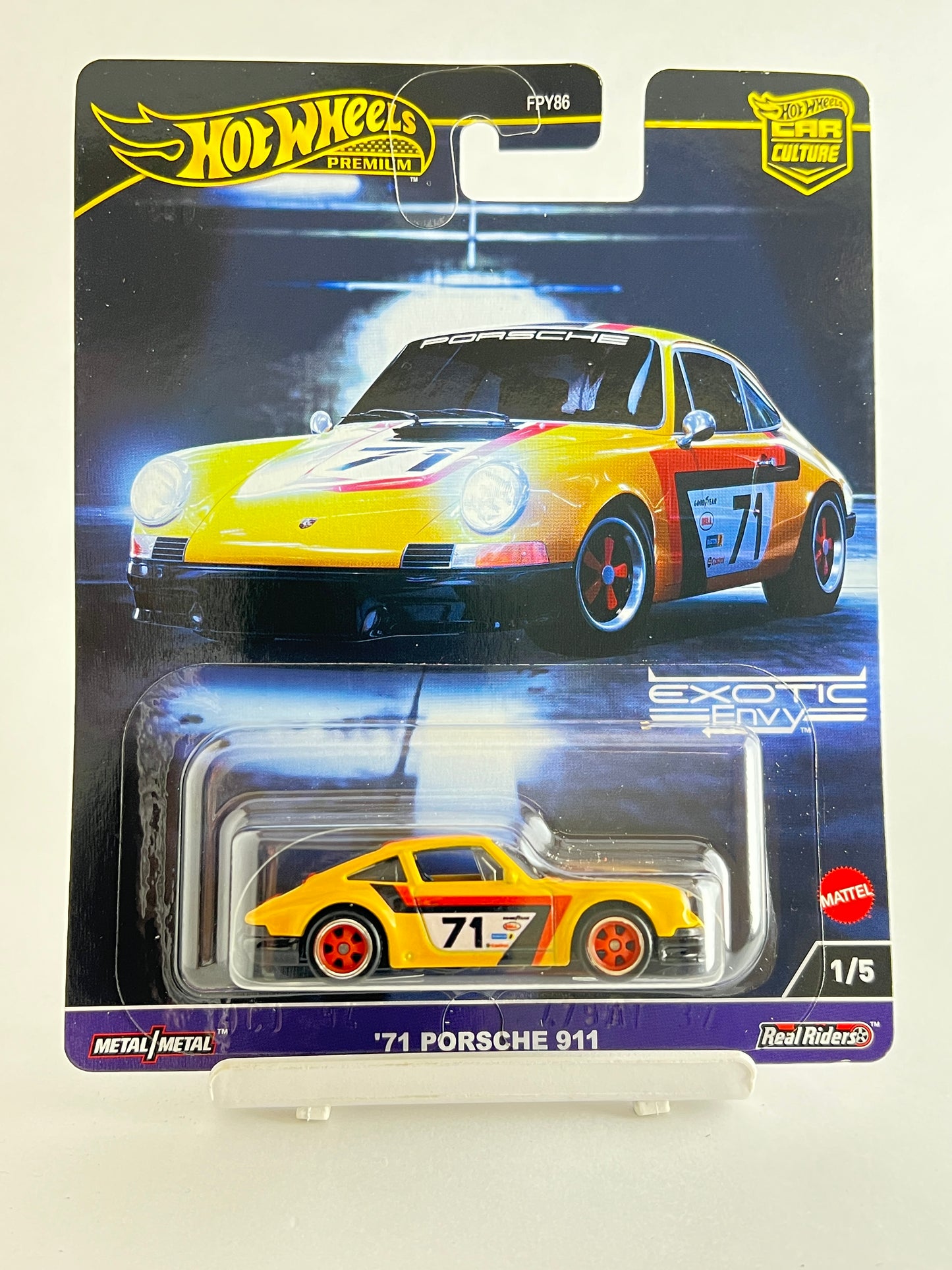 PREMIUM - 71 PORSCHE 911 - 5B - Its Fun- Hot wheels - matchbox - diecast