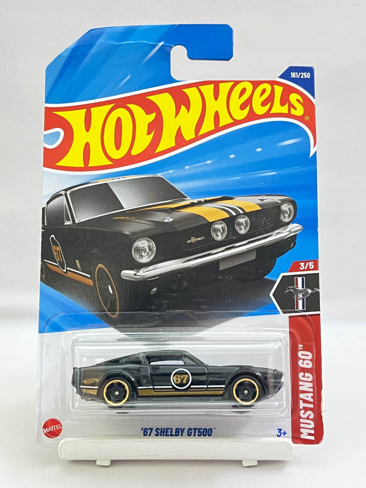 CREASED CARD - HOT WHEELS - 67 SHELBY GT500 - BLACK - 1D - Its Fun