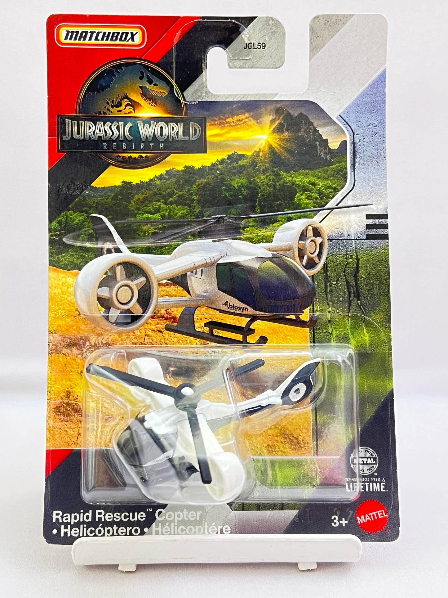 MATCHBOX JURASSIC WORLD - RAPID RESCUE COPTER - ZX2 - Its Fun