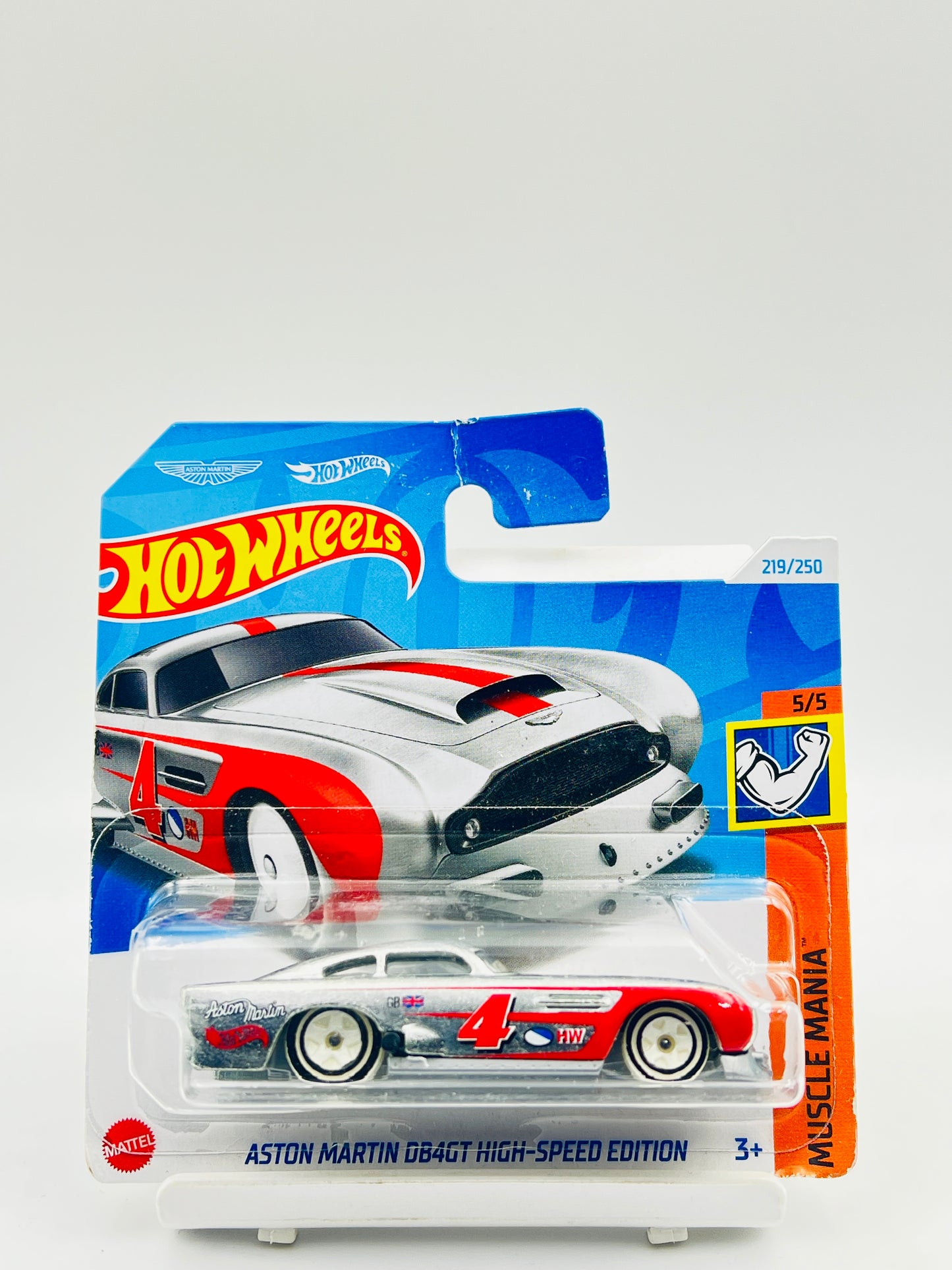 HOT WHEELS - ASTON MARTIN DB4GT HIGH SPEED EDITION - ( CARD AS IN PIC ) - 2B