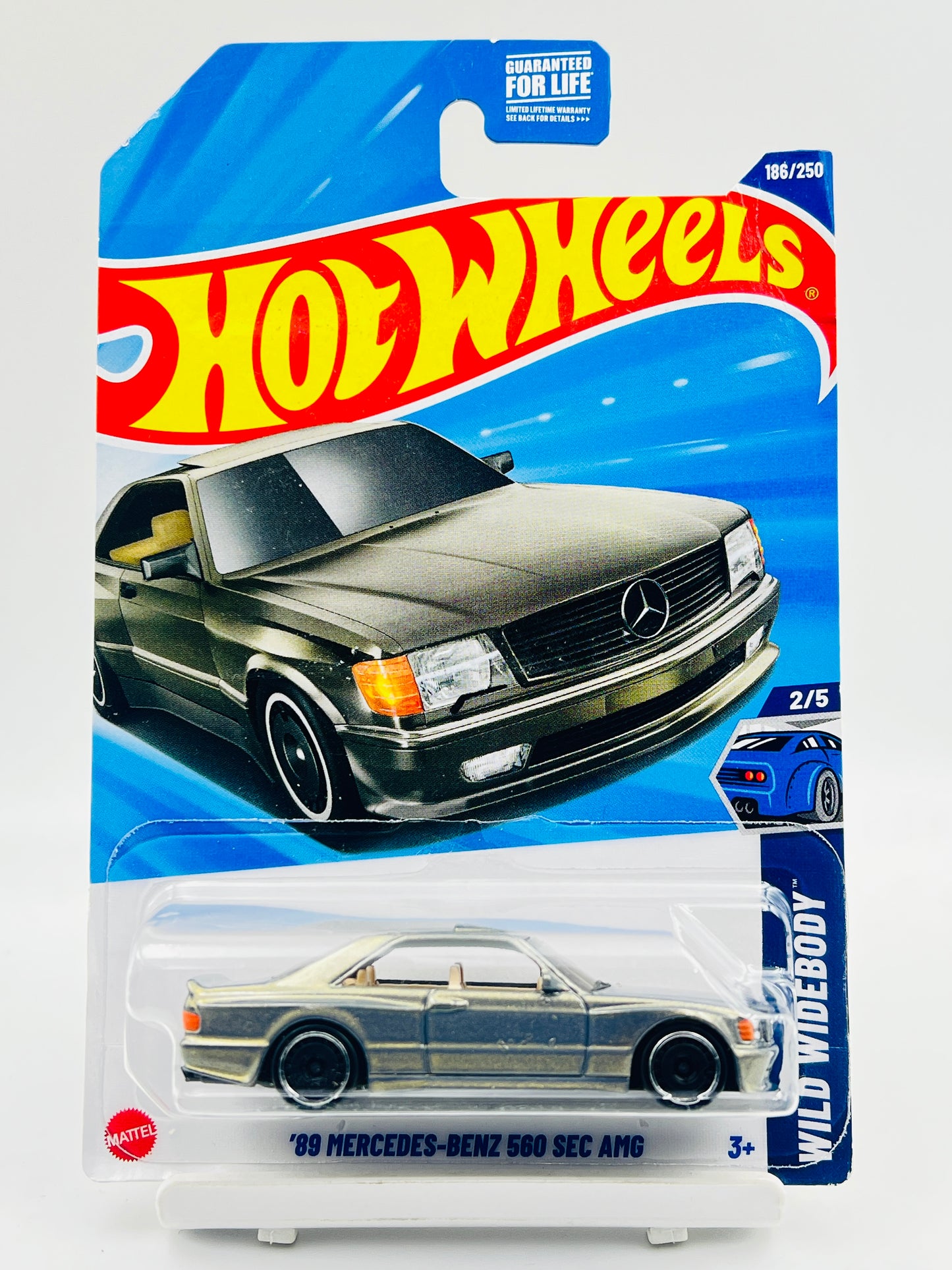 IMPORTED - HOT WHEELS - 89 MERCEDES BENZ 560 SEC AMG - 6A