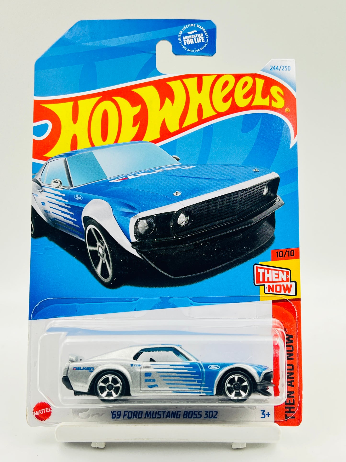 MILD CREASE - IMPORTED - HOT WHEELS - - FALKEN - 69 FORD MUSTANG BOSS 302 - 6B