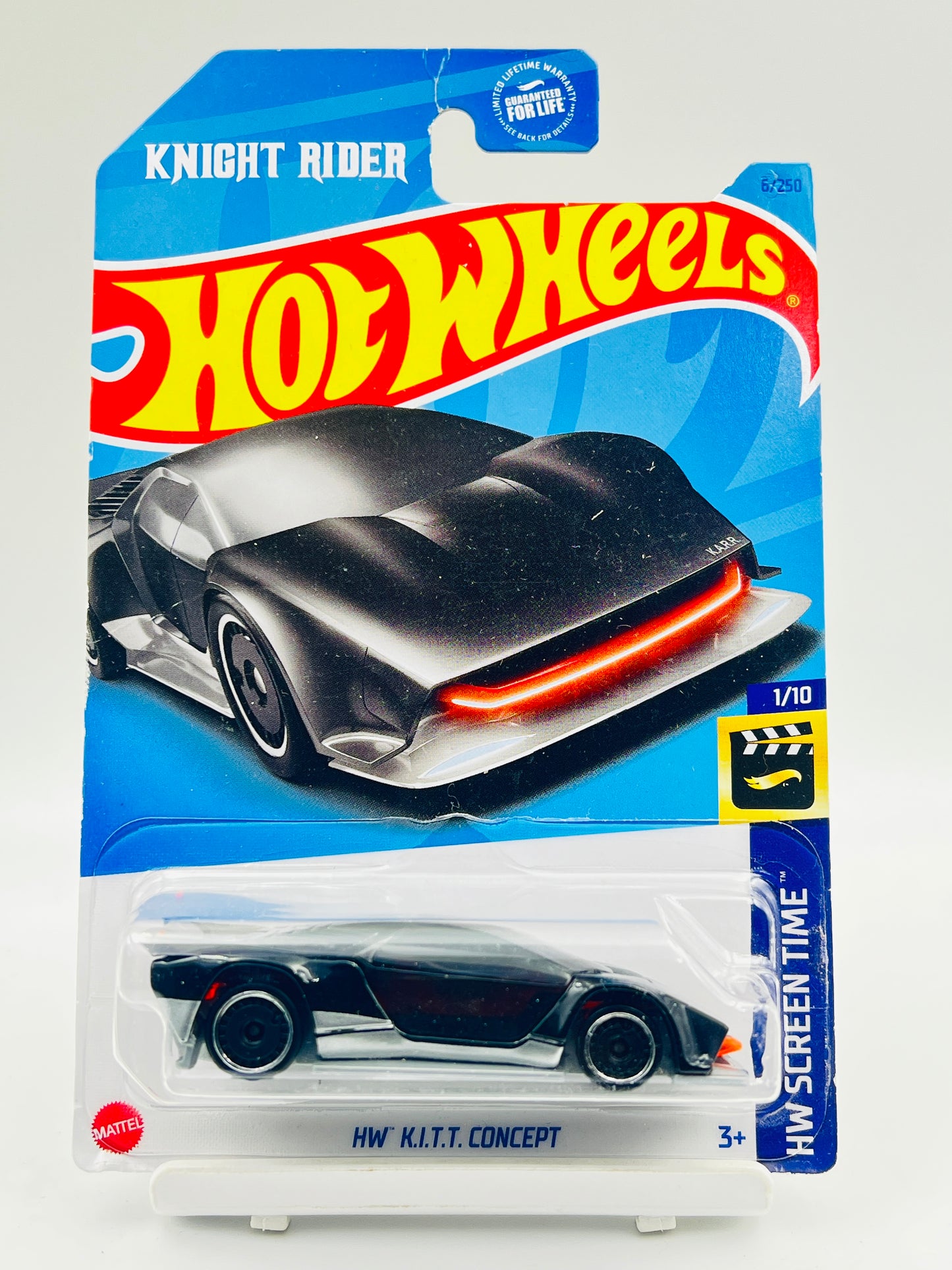 CREASED / DAMAGE CARD - IMPORTED - HOT WHEELS - HW K.I.T.T CONCEPT - 4F