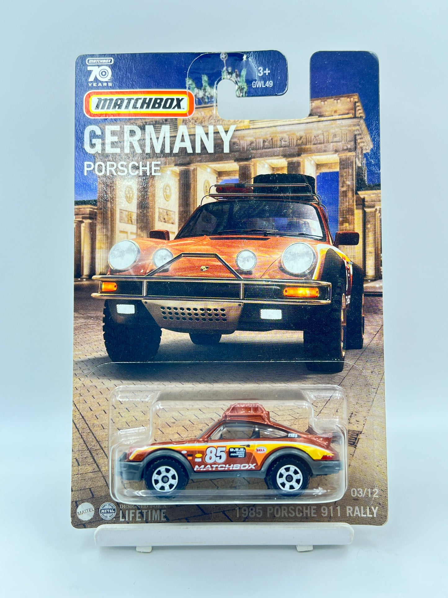 MATCHBOX - 1985 PORSCHE 911 RALLY - 4B