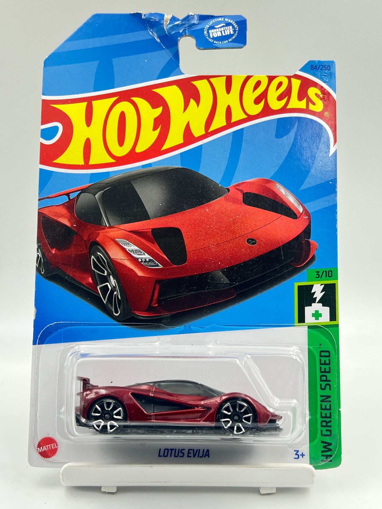 ( CARD AS IN PIC ) - HOT WHEELS - LOTUS EVIJA - 6C