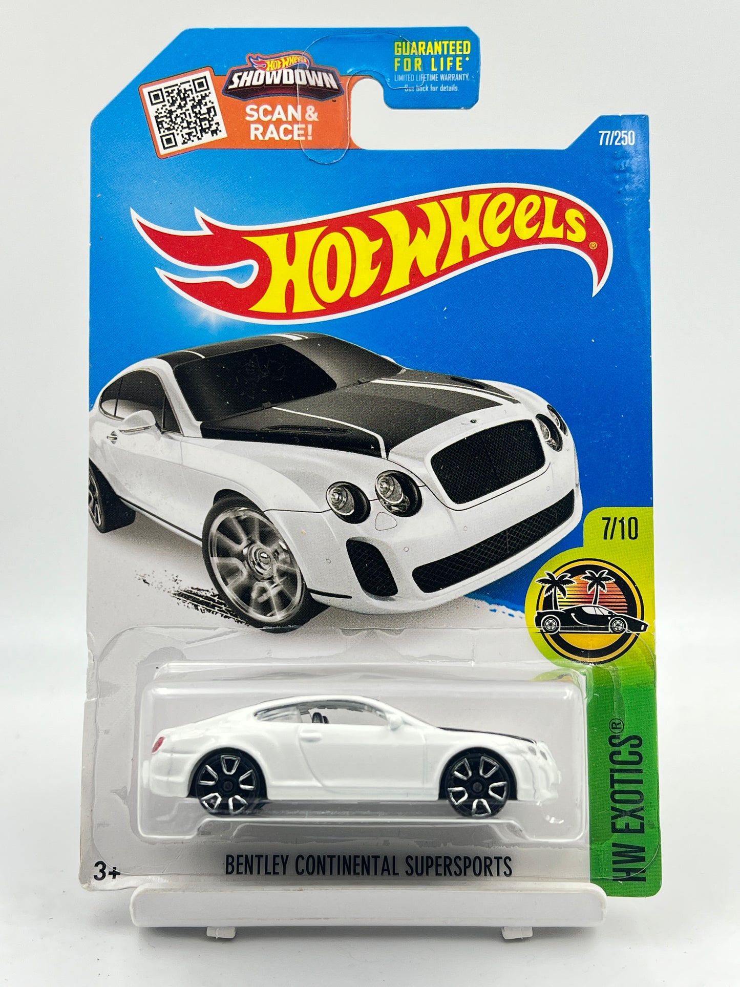 IMPORTED - HOT WHEELS - BENTLEY CONTINENTAL SUPERSPORTS - WHITE - 6B