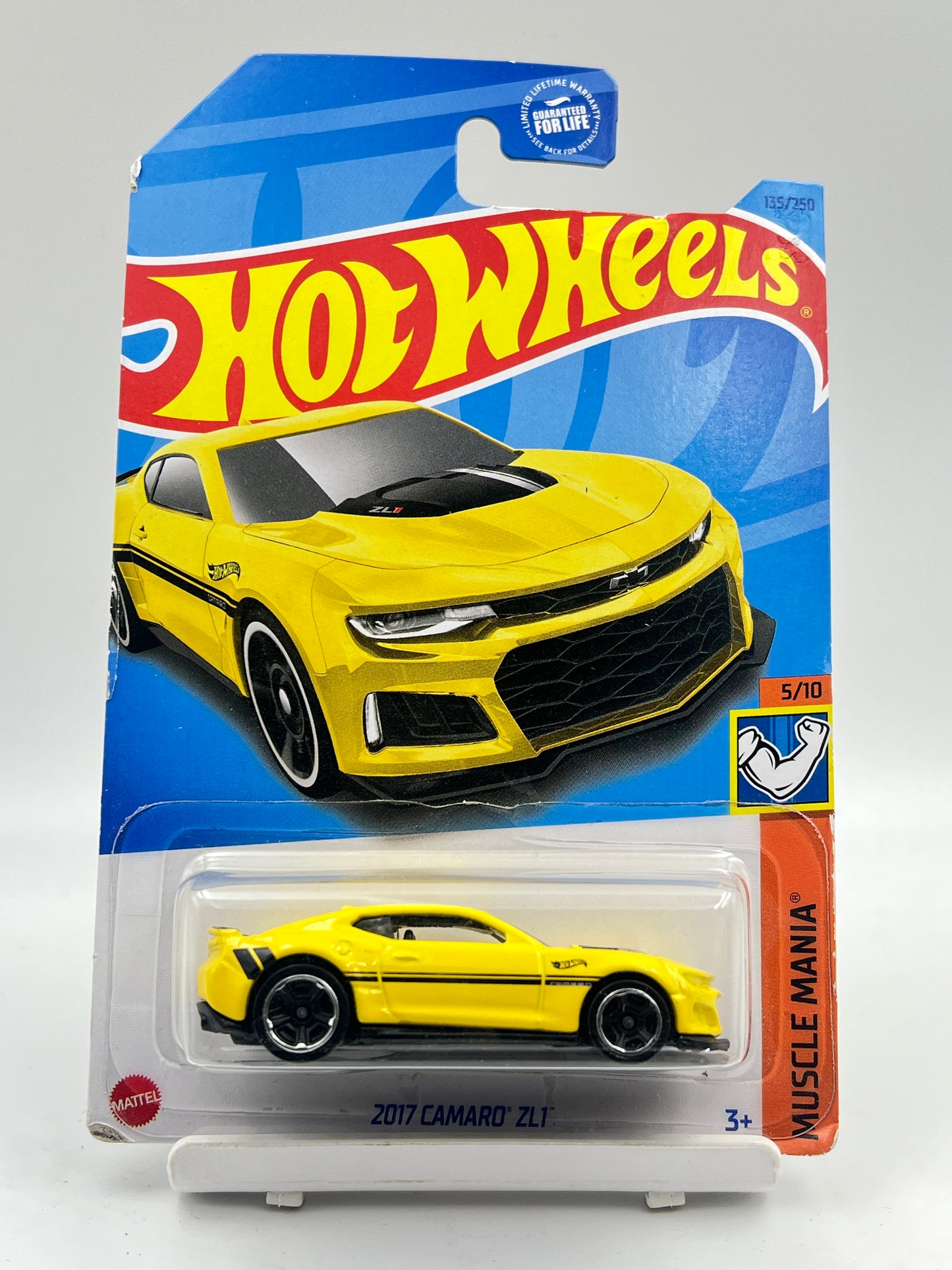 SOFT CORNERS - IMPORTED - HOT WHEELS - 2017 CAMARO ZL1 - YELLOW - 6C