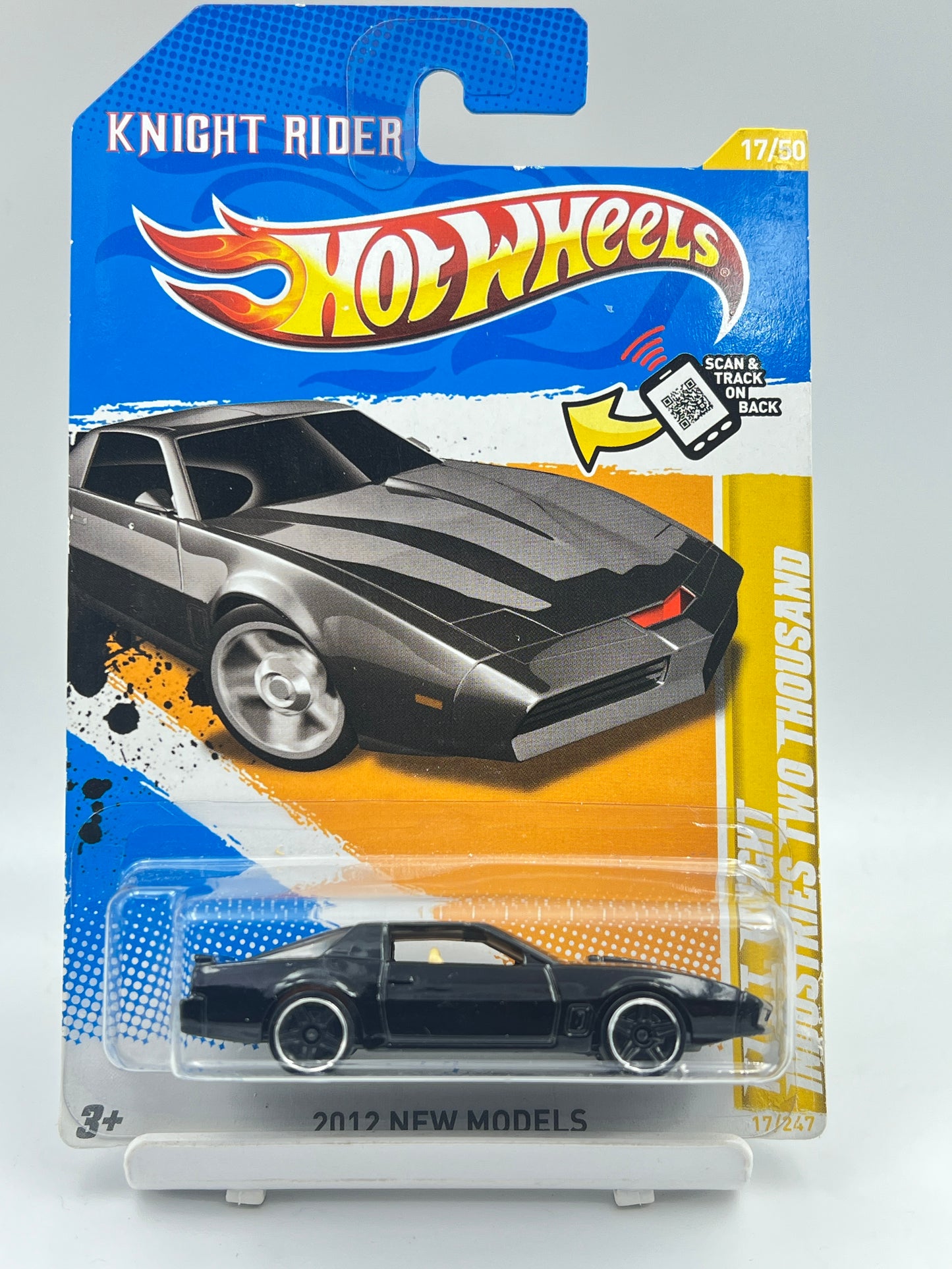 IMPORTED - HOT WHEELS - K.I.T.T KNIGHT INDUSTRIES TWO THOUSAND - ( CARD AS IN PIC ) - 6E