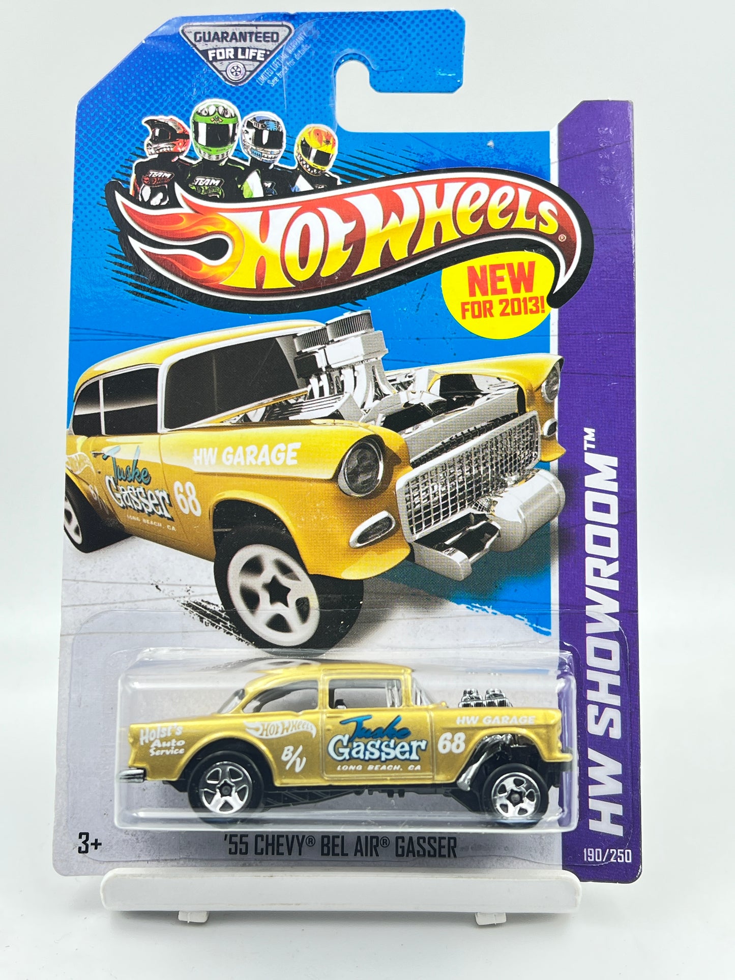 RARE - IMPORTED - HOT WHEELS - 55 CHEVY BEL AIR GASSER - GOLD - 9A