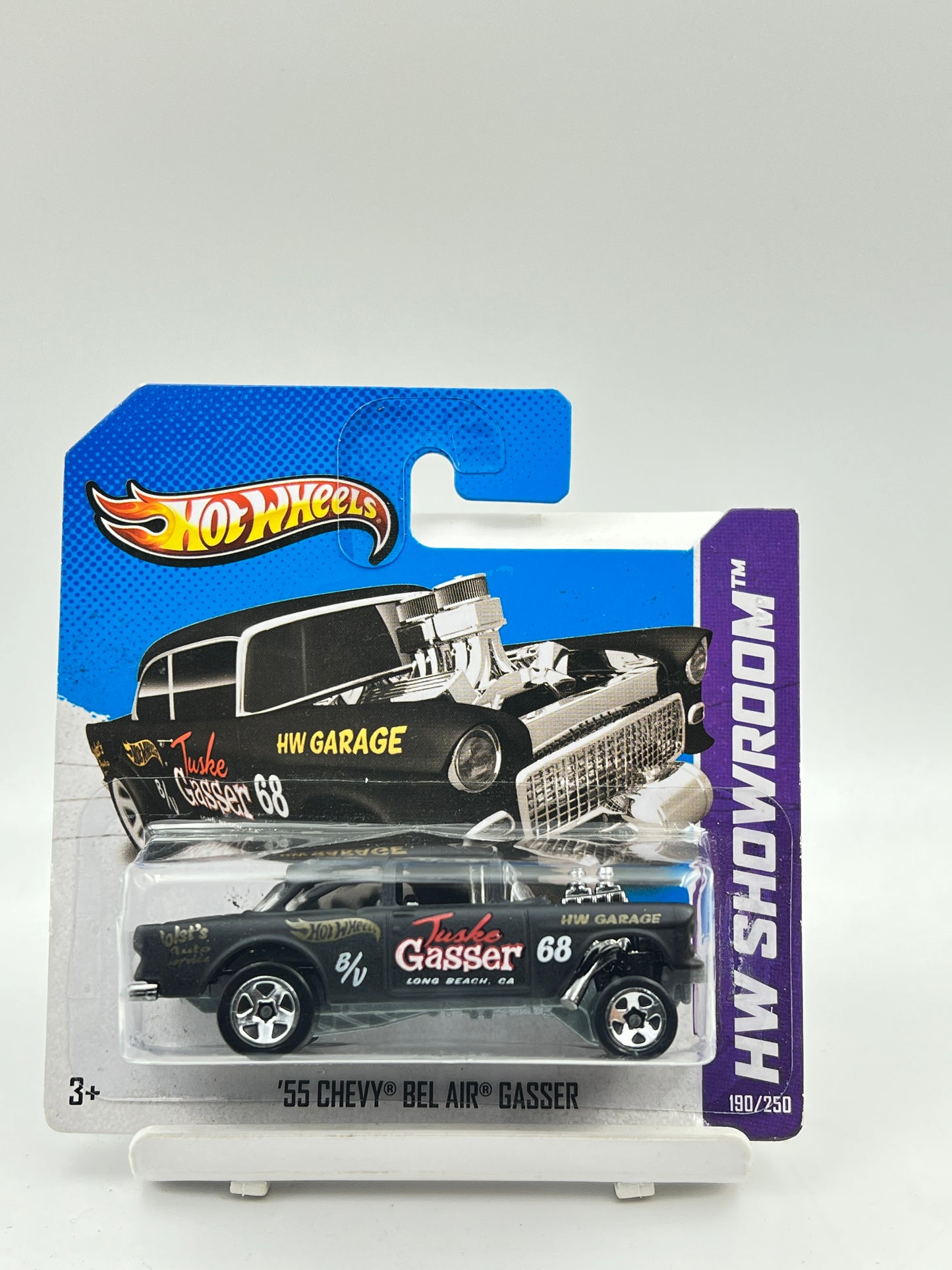 IMPORTED - HOT WHEELS - 55 CHEVY BEL AIR GASSER - BLACK - 2A