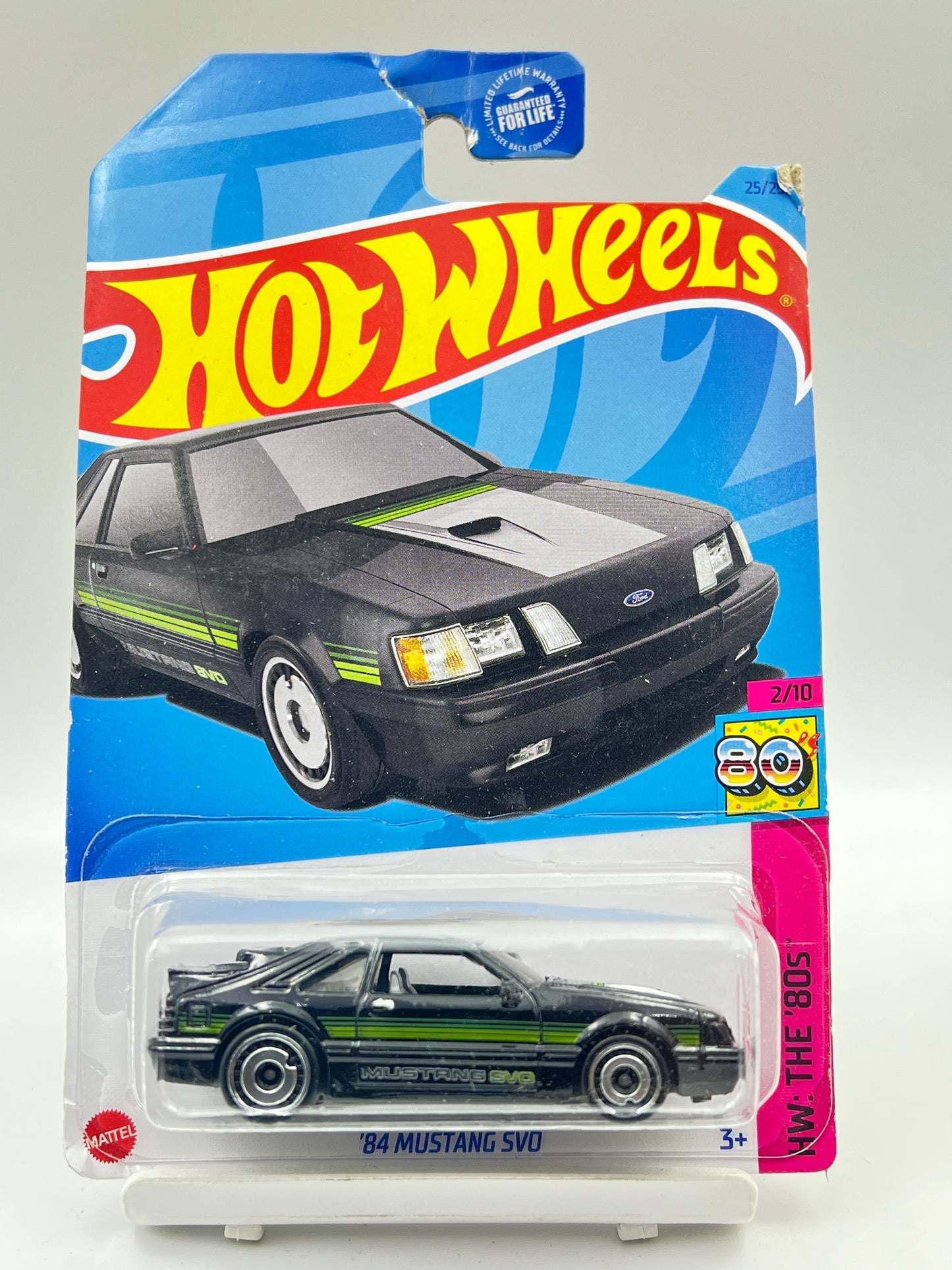 IMPORTED - HOT WHEELS - 84 MUSTANG SVO - ( CARD AS IN PIC ) - 9B
