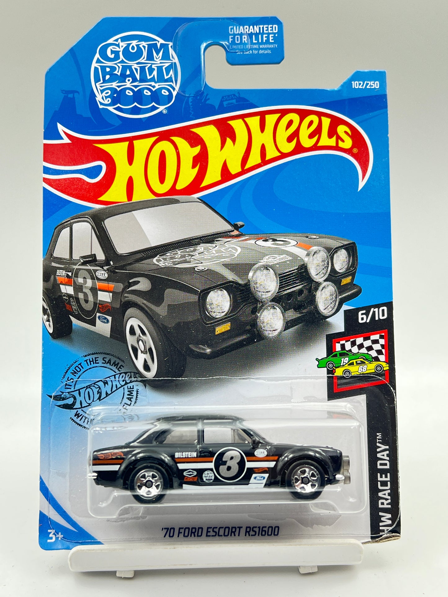 IMPORTED - HOT WHEELS - 70 FORD ESCORT RS1600 - BLACK - 1H