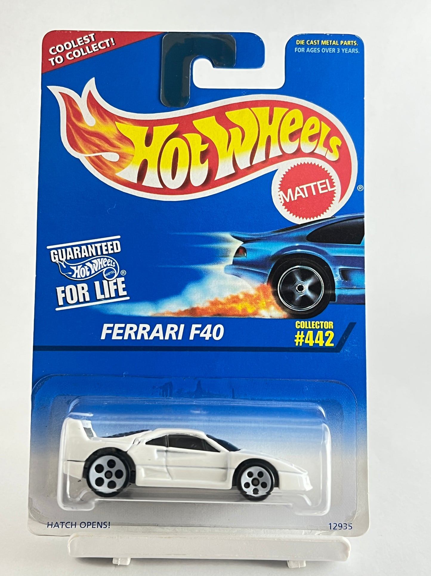 FERRARI F40 - WHITE - 4B - Its Fun- Hot wheels - matchbox - diecast