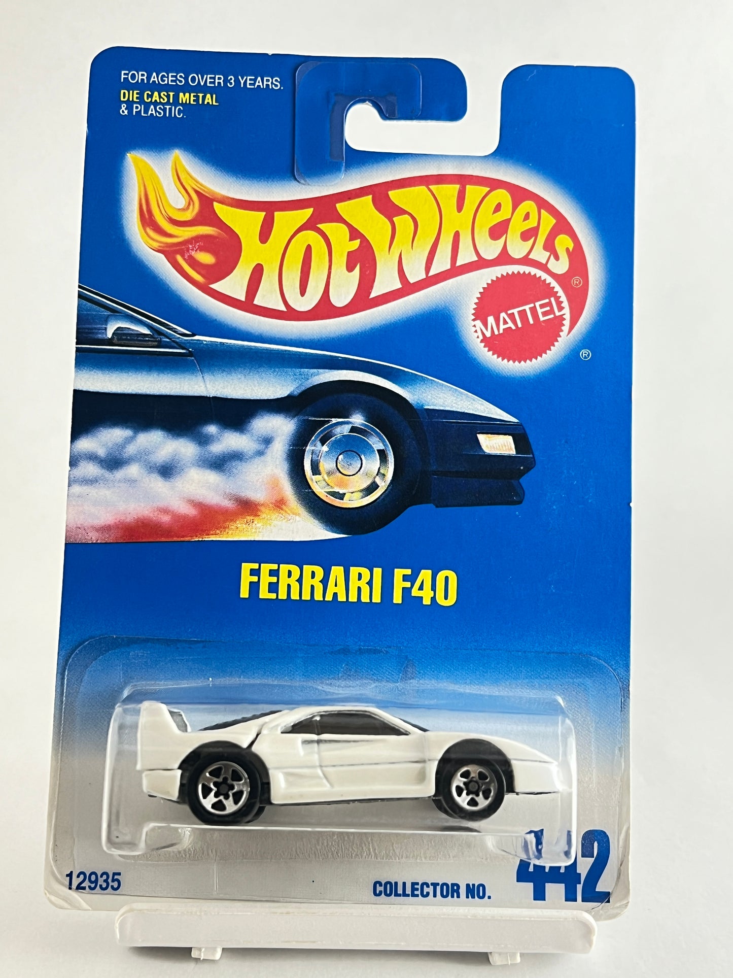 FERRARI F40 - WHITE - ZX1 - Its Fun- Hot wheels - matchbox - diecast