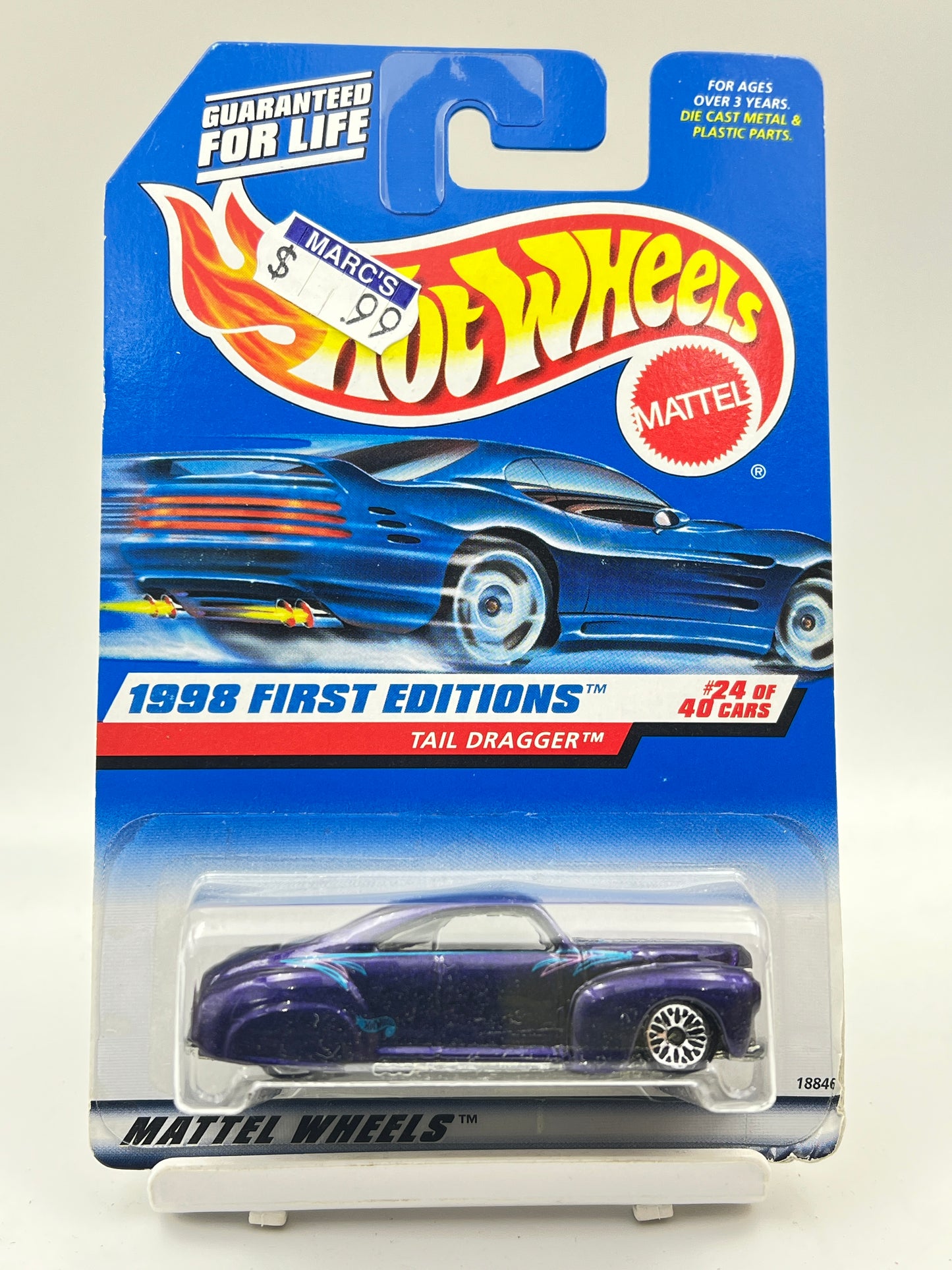 IMPORTED - HOT WHEELS - TAIL DRAGGER - BLUE - 2E