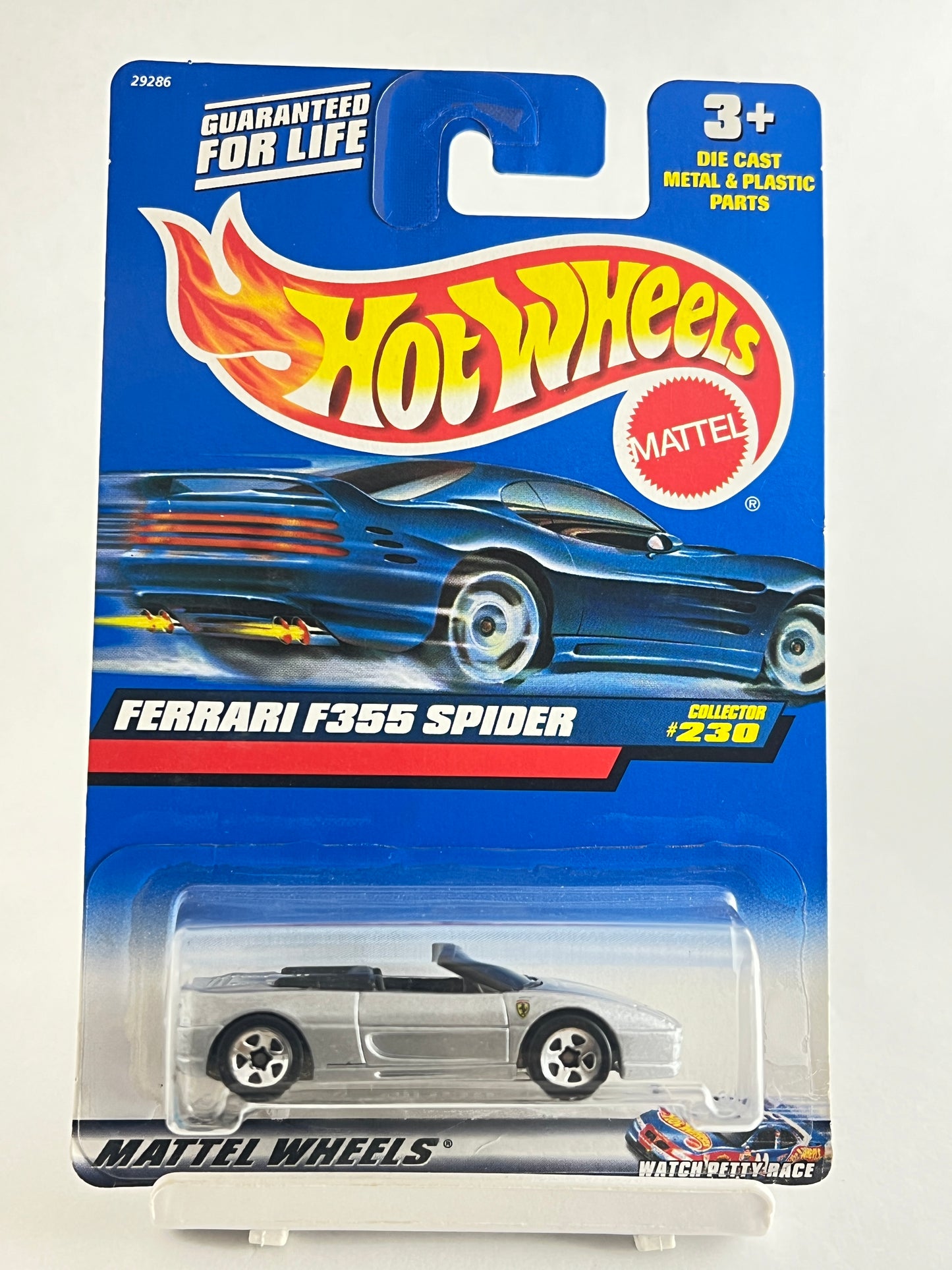 FERRARI F355 SPIDER - SILVER - ZX1 - Its Fun- Hot wheels - matchbox - diecast