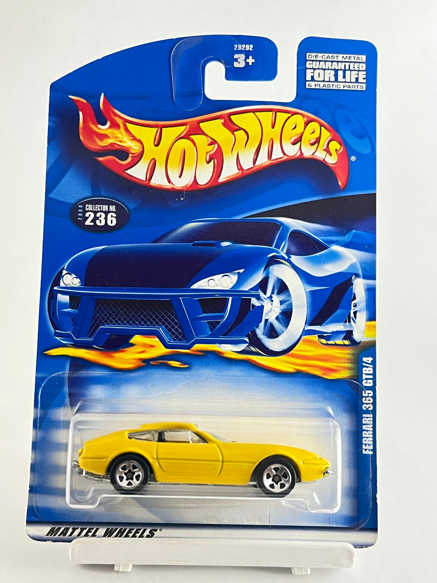 FERRARI 365 GTB/4 - YELLOW - ZX1 - Its Fun- Hot wheels - matchbox - diecast