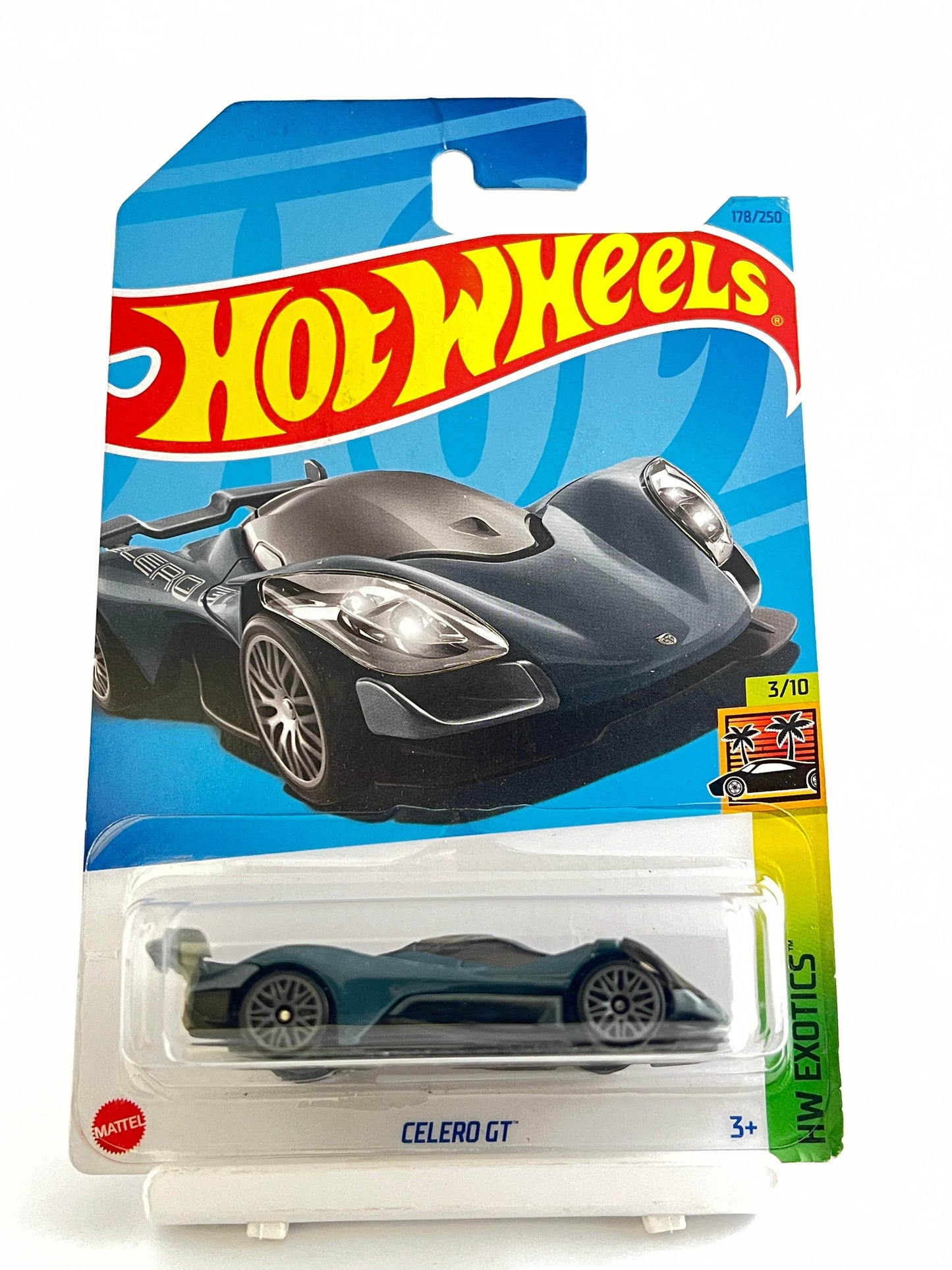 HOT WHEELS - CELERO GT - GREY - 3D - Its Fun