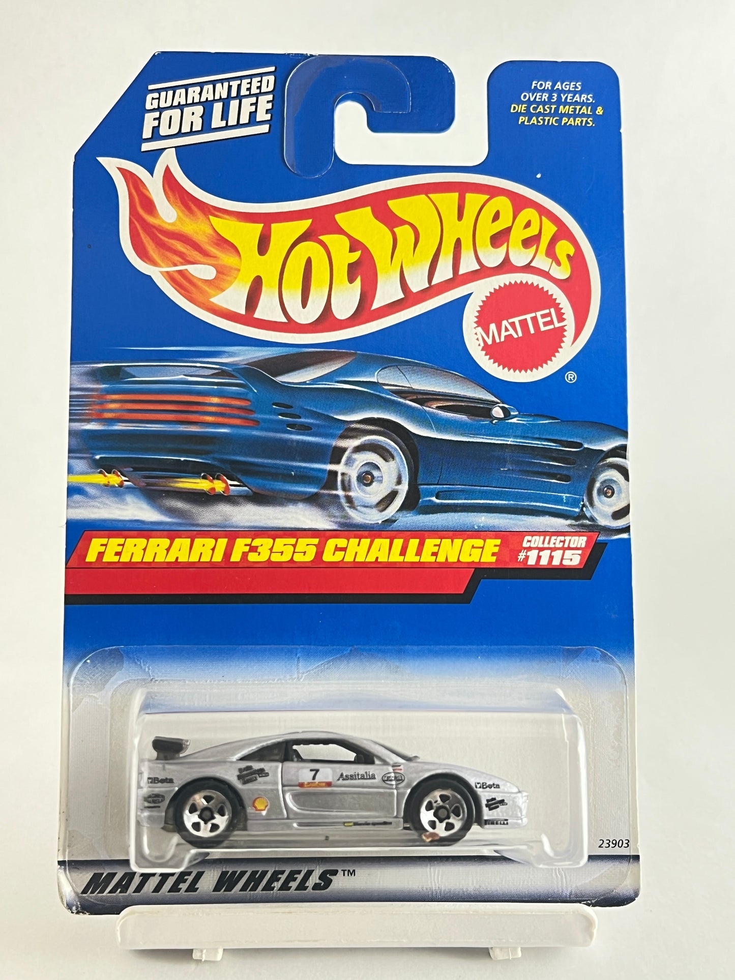 FERRARI F355 CHALLENGE - GREY - ZX2 - Its Fun- Hot wheels - matchbox - diecast