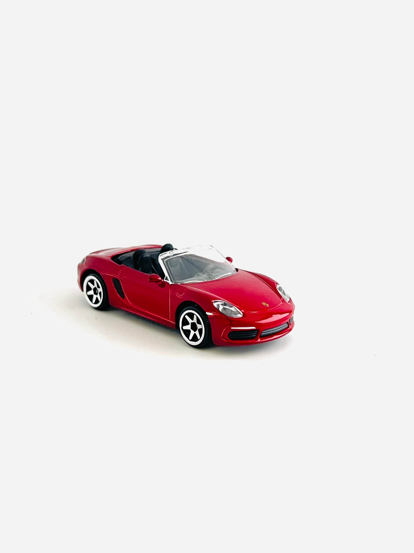 UNCARDED - MAJORETTE - PORSCHE 718 BOXTER - MAROON WITH SUSPENSION - Its Fun
