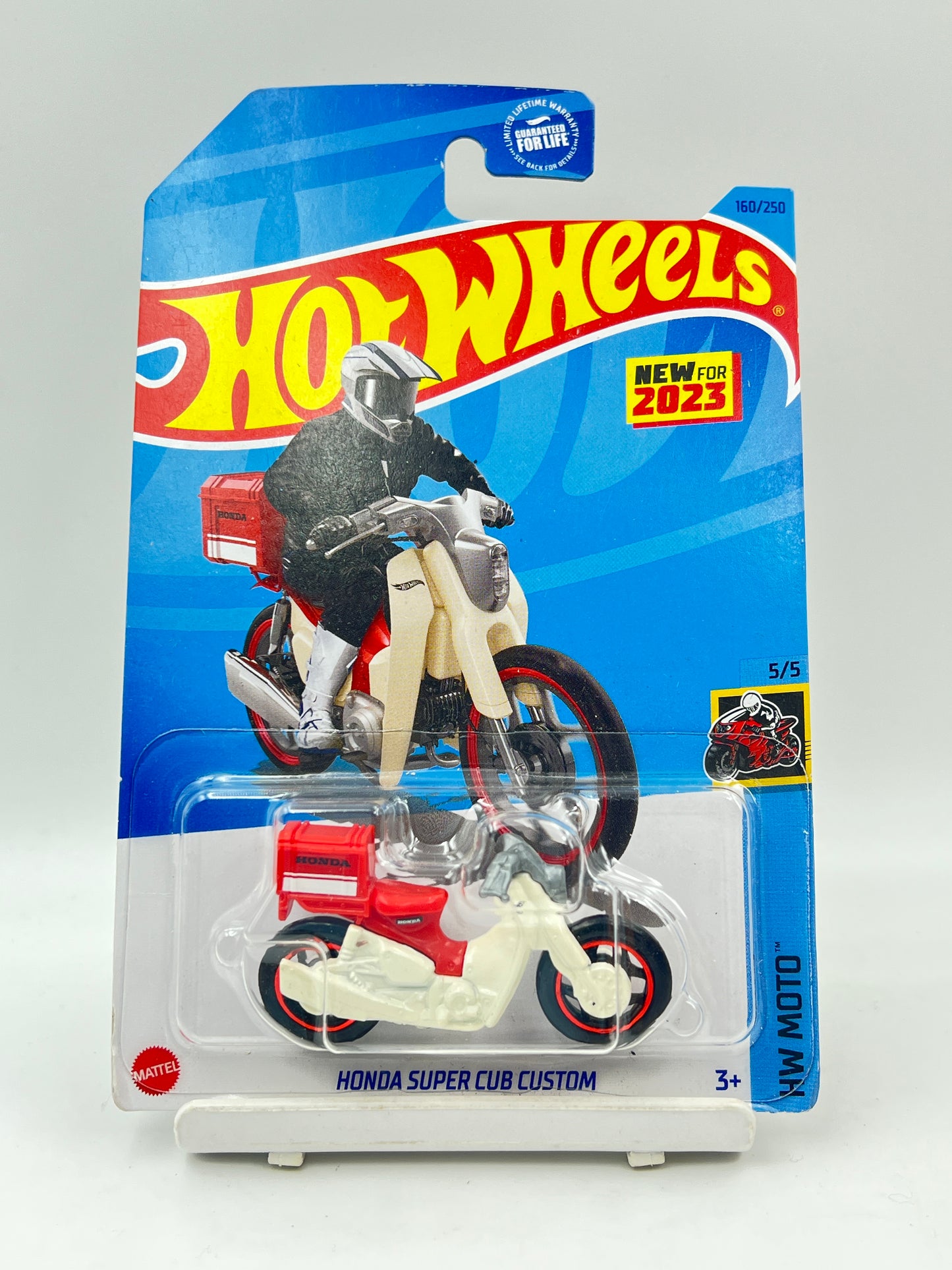 SOFT CORNERS - IMPORTED - HOT WHEELS - HONDA SUPER CUB CUSTOM - RED - ZX2