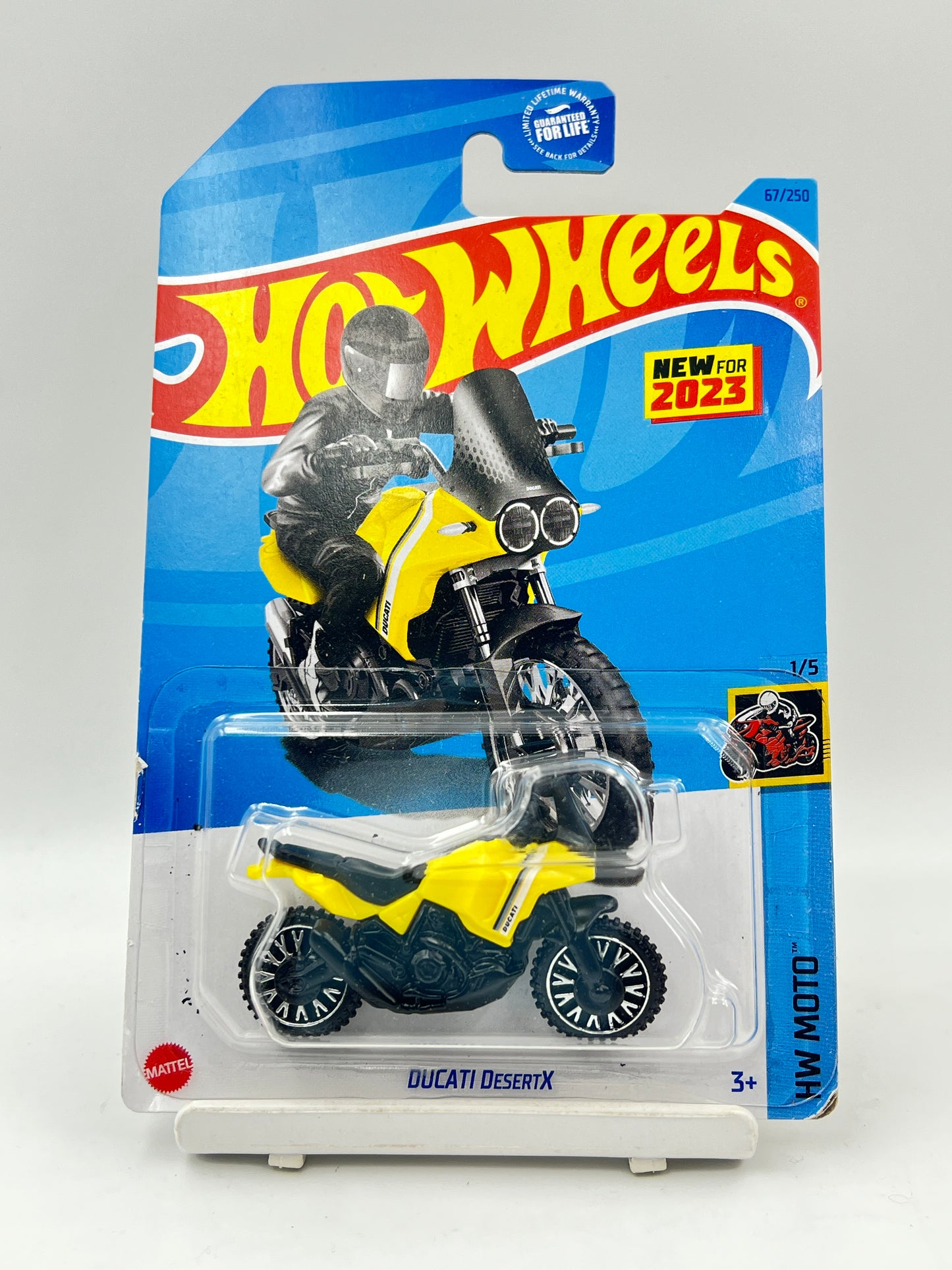 SOFT CORNERS - IMPORTED - HOT WHEELS - DUCATI DESERTX - YELLOW - ZX2