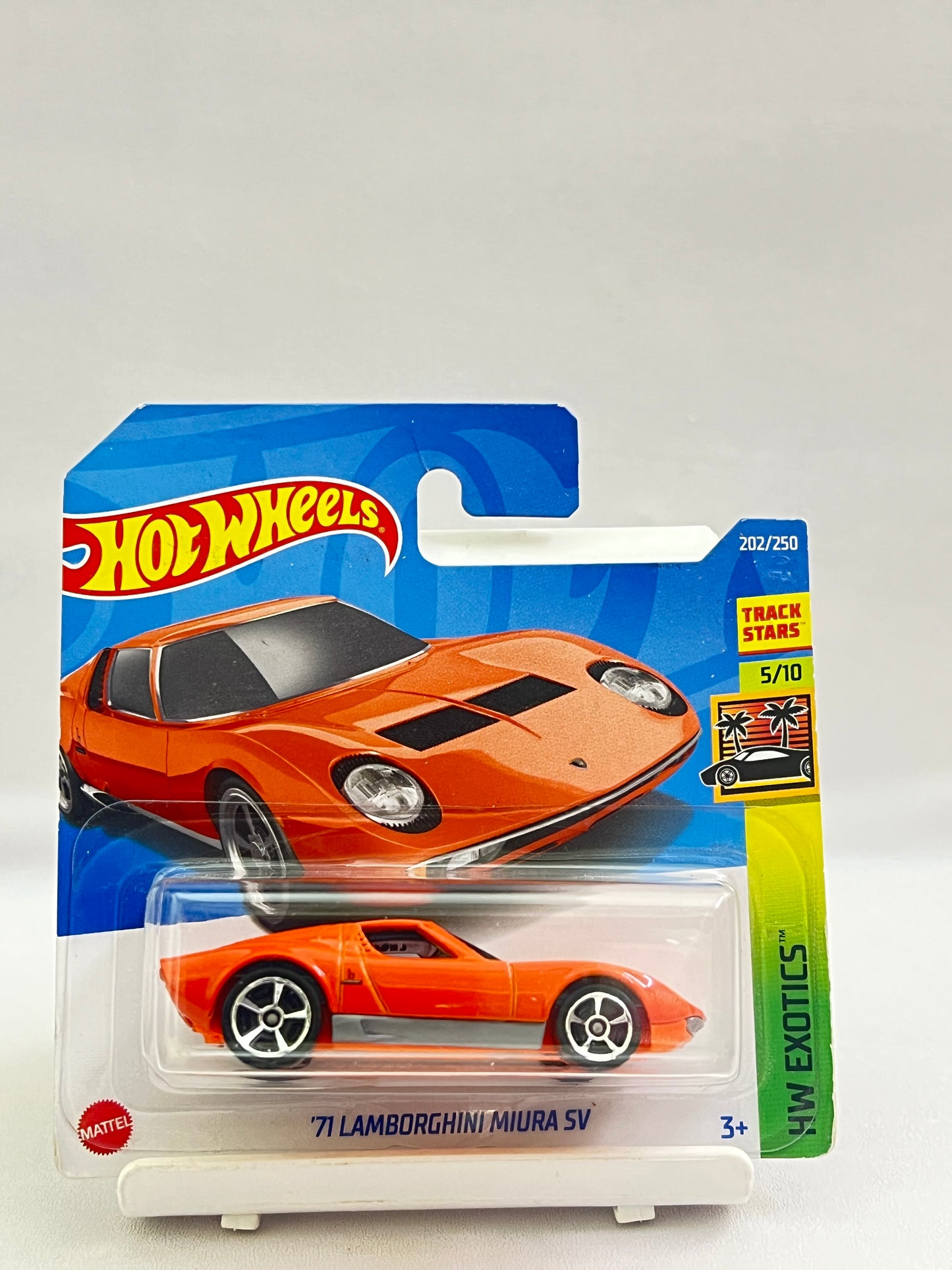 HOT WHEELS - 71 LAMBORGHINI MIURA SV - ORANGE - 3E