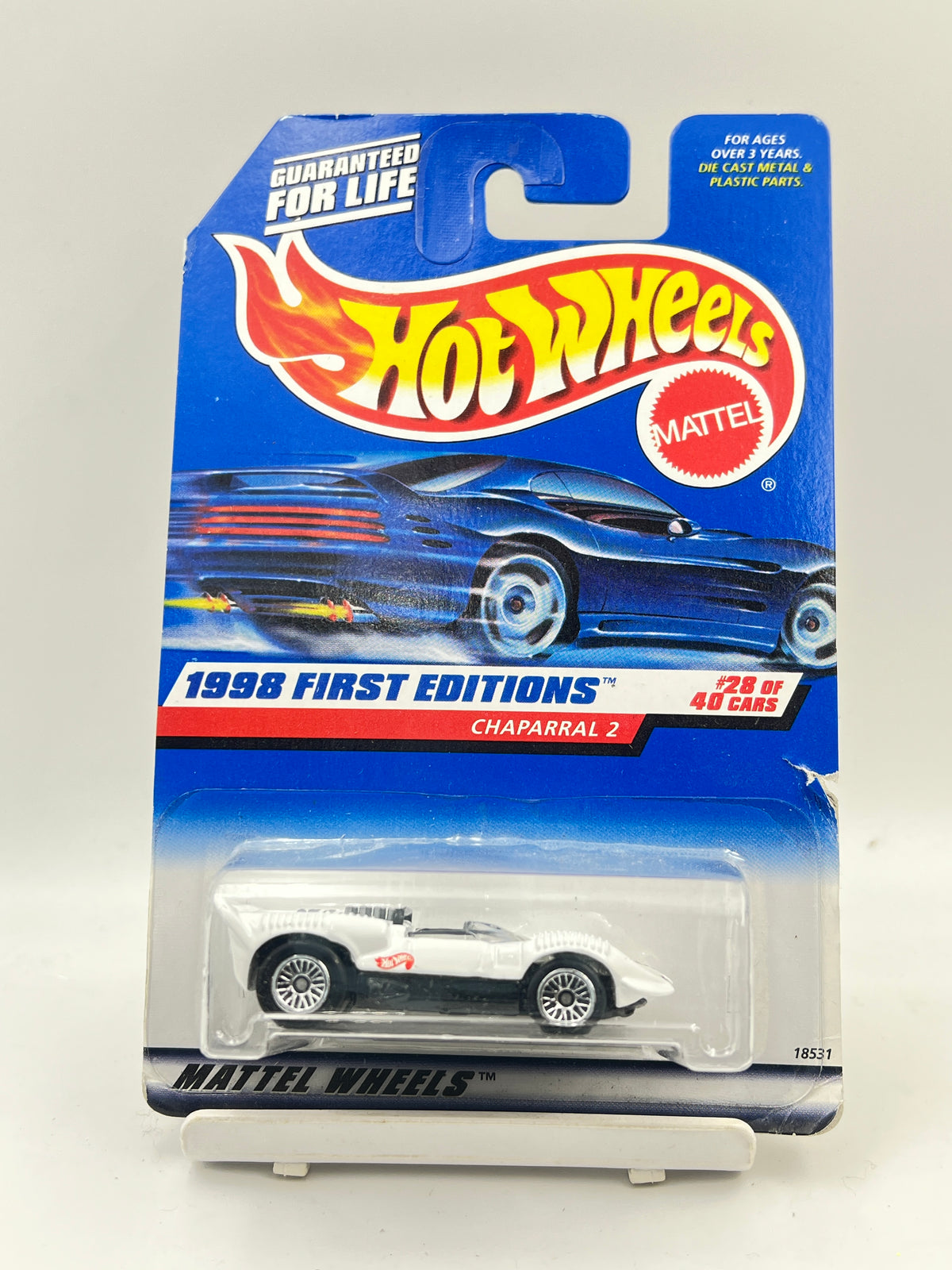 CARD DAMAGED - IMPORTED - HOT WHEELS - CHAPARRAL 2 - 6D
