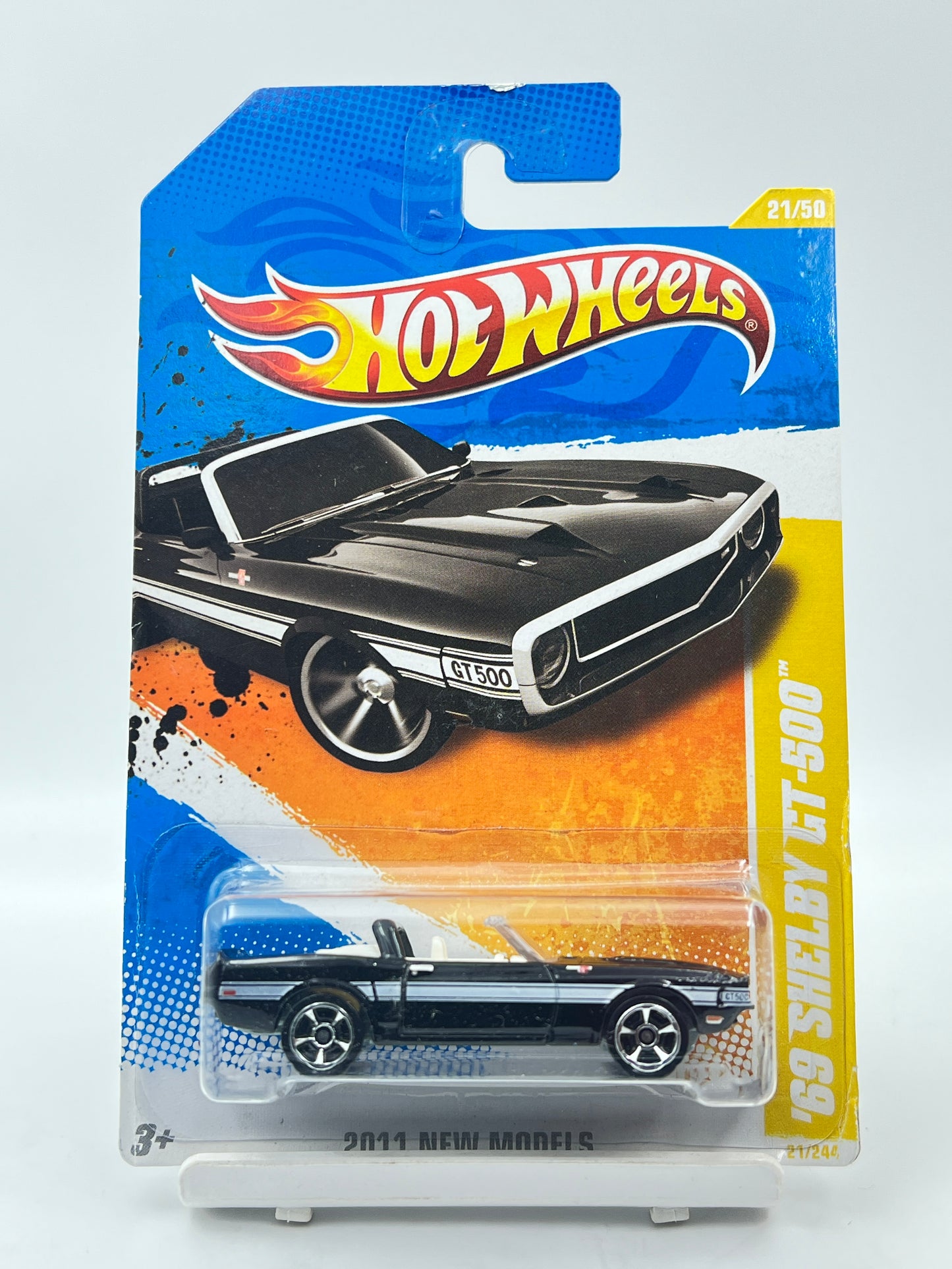 IMPORTED - HOT WHEELS - 69 SHELBY GT-500 - BLACK - 6E