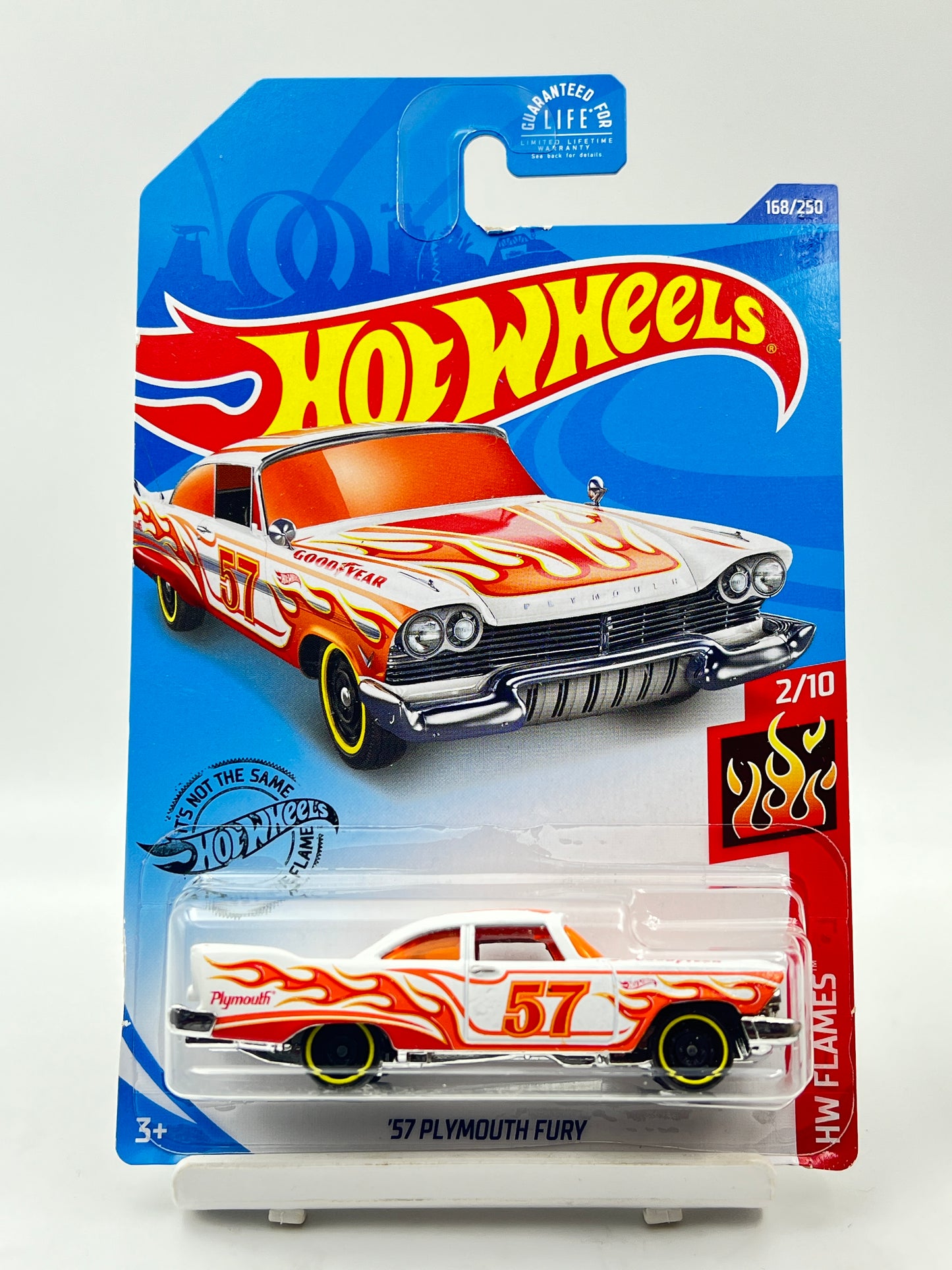 IMPORTED - HOT WHEELS - 57 PLYMOUTH FURY - ORANGE - 7A