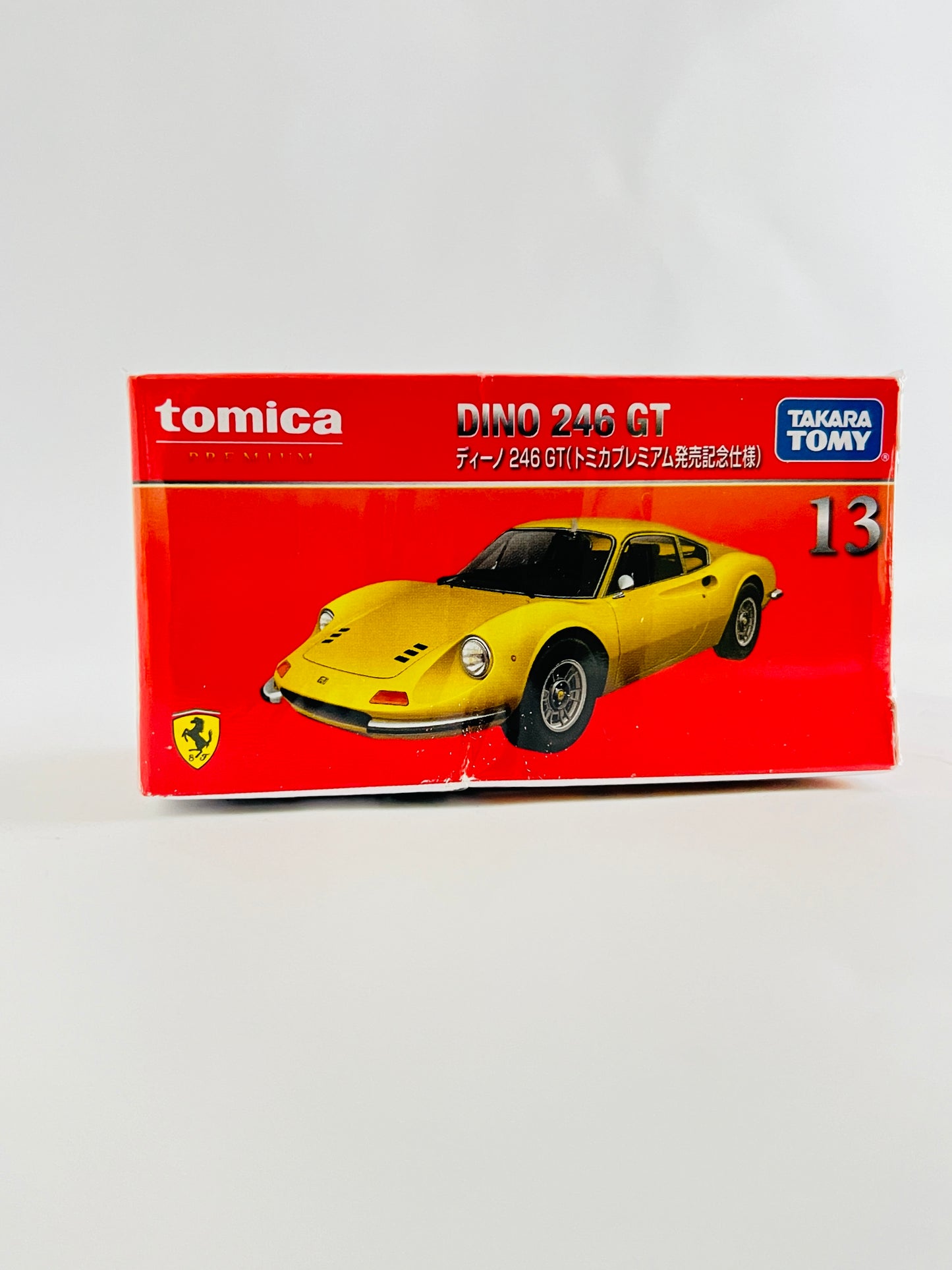 TOMICA PREMIUM : FERRARI DINO 246 GT COMMEMORATIVE EDITION - Its Fun- Hot wheels - matchbox - diecast