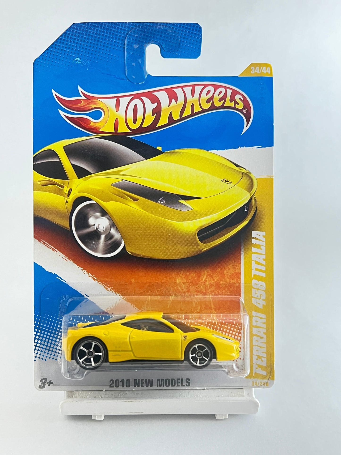 FERRARI 458 ITALIA - YELLOW - ZX2 - Its Fun- Hot wheels - matchbox - diecast