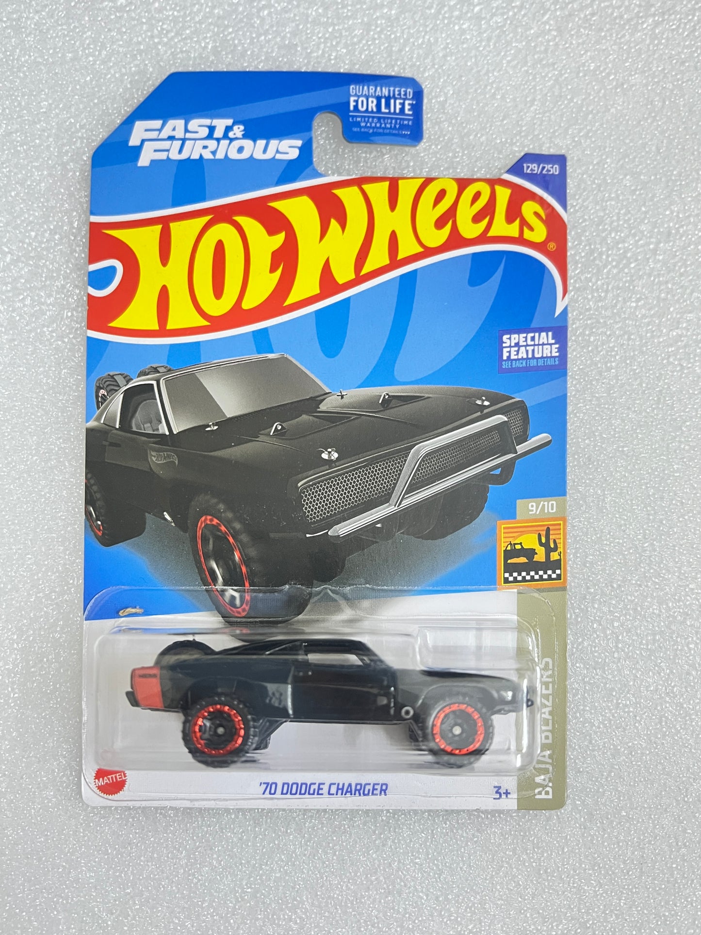 IMPORTED - HOT WHEELS - FAST AND FURIOUS - 70 DODGE CHARGER - 1A