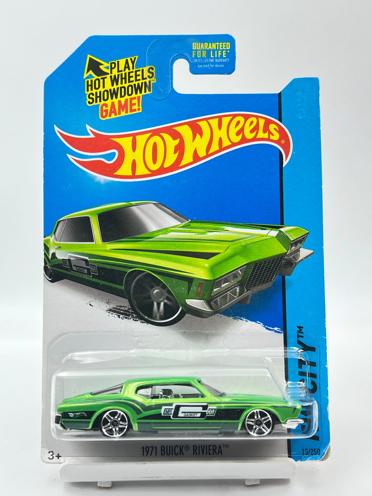 IMPORTED - HOT WHEELS - 1971 BUICK RIVIERA - GREEN - 6C
