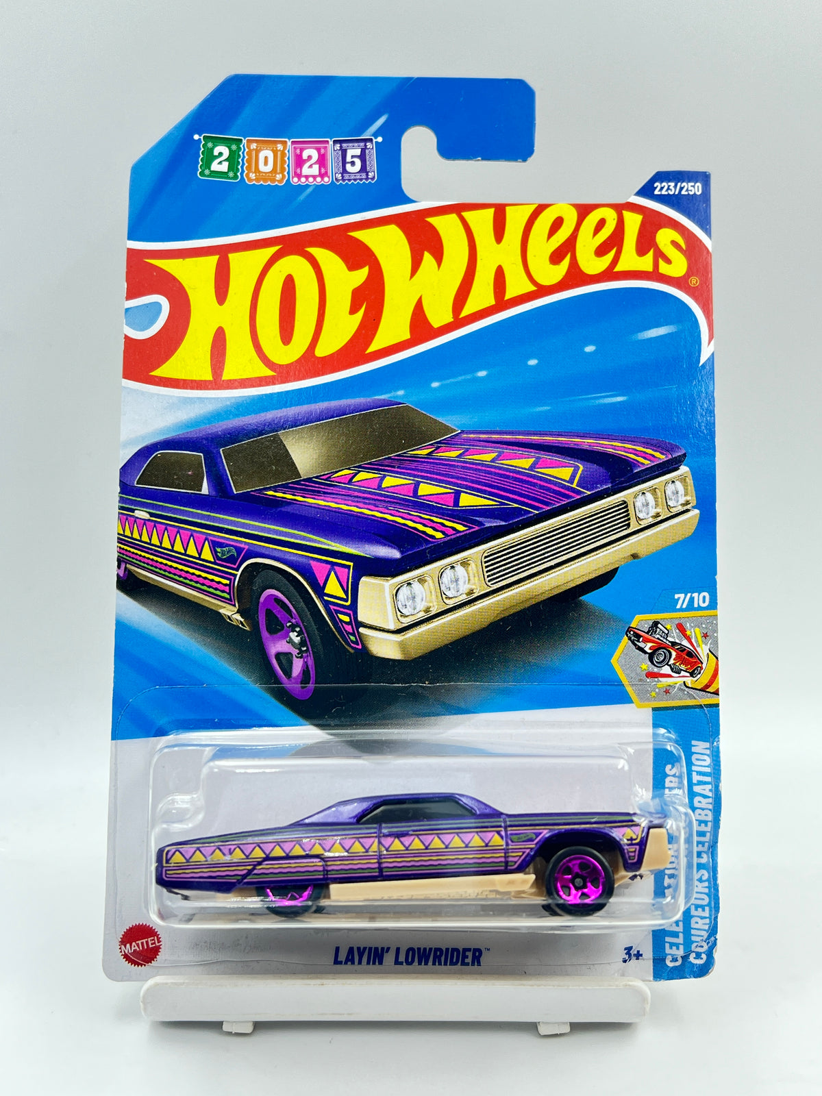 DAMAGED CARD - HOT WHEELS - LAYIN LOWRIDER - 3C