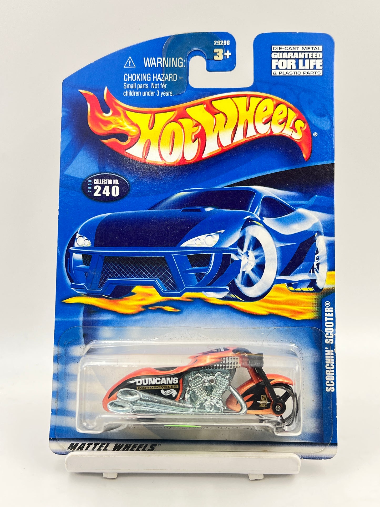 IMPORTED - HOT WHEELS - SCORCHIN SCOOTER - ORANGE - 3C