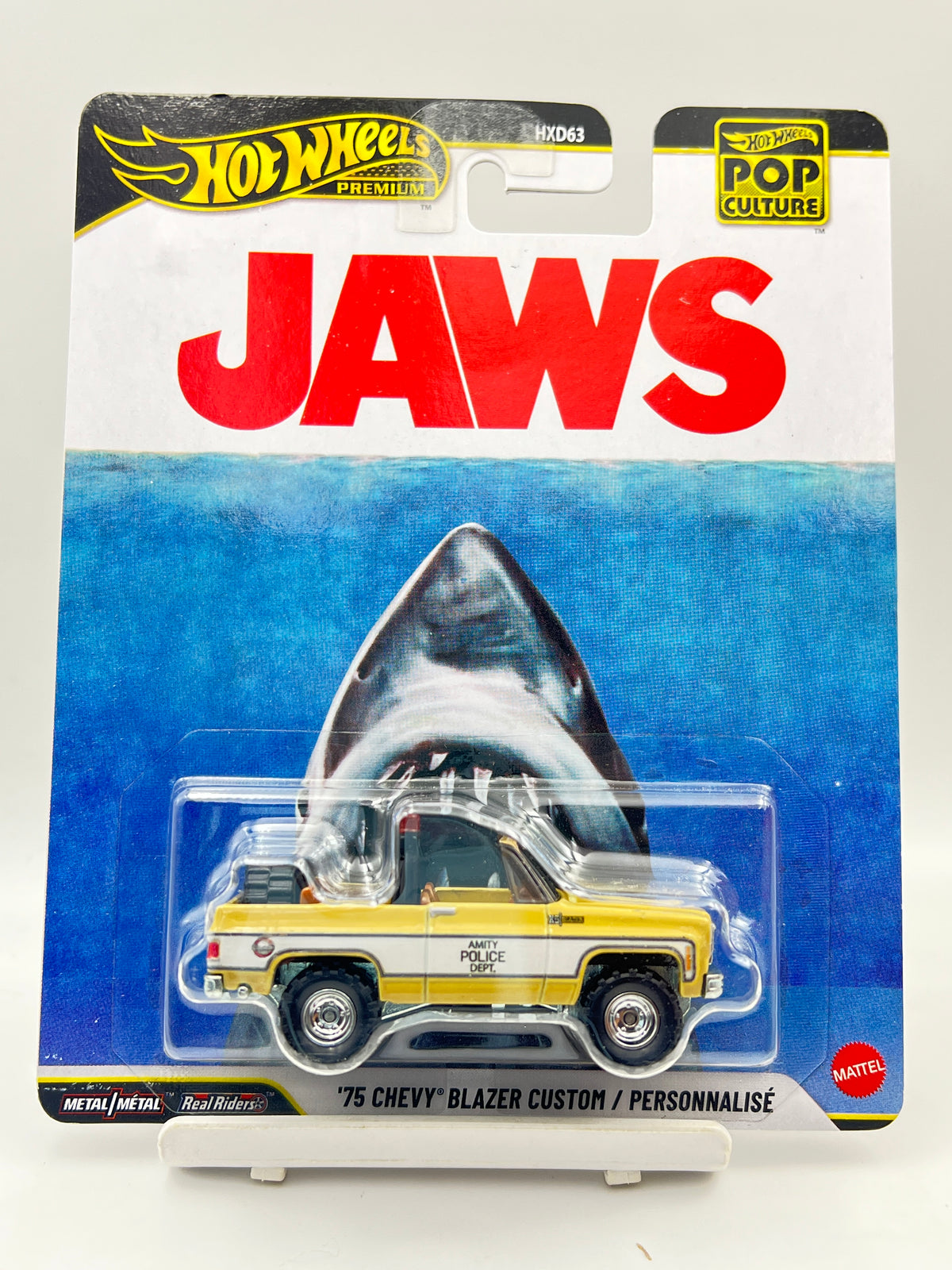 HOT WHEELS - JAWS - PREMIUM - 75 CHEVY BLAZER CUSTOM - 5A