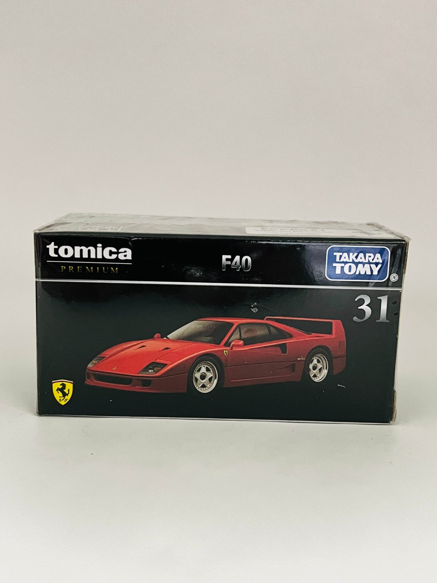 SEALED BUT BOX SQUEEZE - TOMICA FERRARI F40 - RED - SEALED - ZX1 - Its Fun