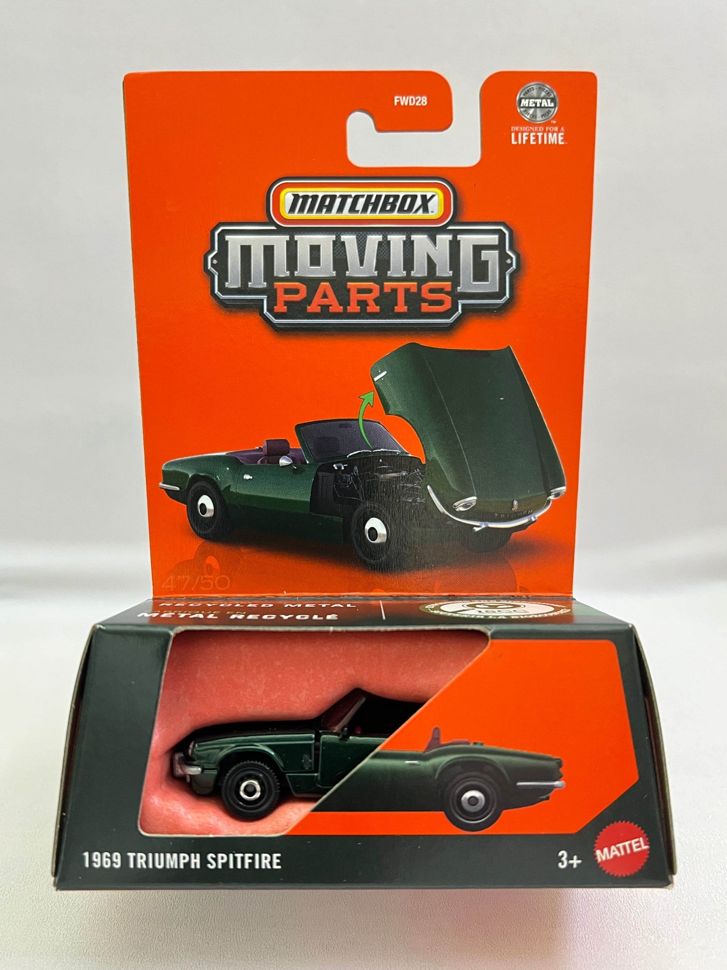 MATCHBOX MOVING PARTS - 1969 TRIUMPH SPITFIRE - ZX4 - Its Fun