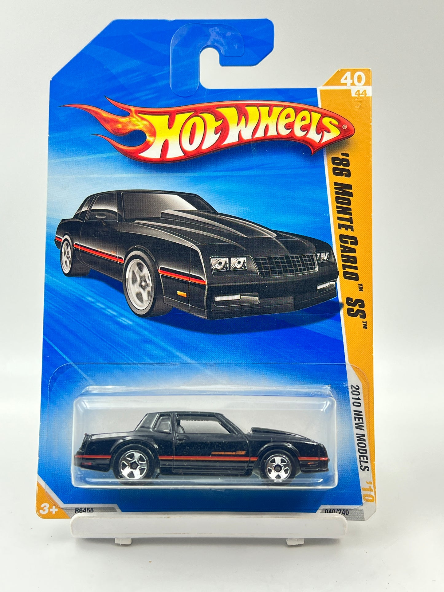 IMPORTED - HOT WHEELS - 86 MONTE CARLO SS - BLACK - 6B