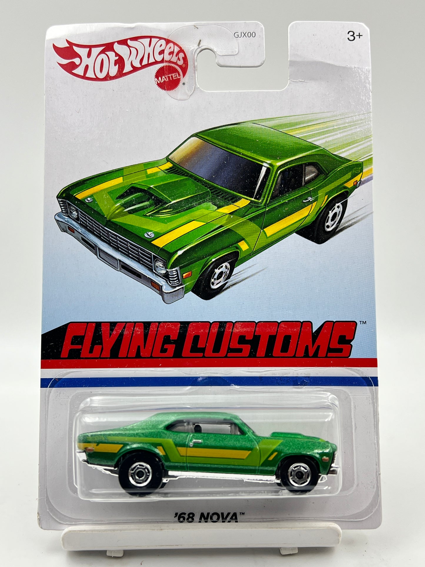 IMPORTED - HOT WHEELS - FLYING CUSTOMS - 68 NOVA - GREEN - 3A