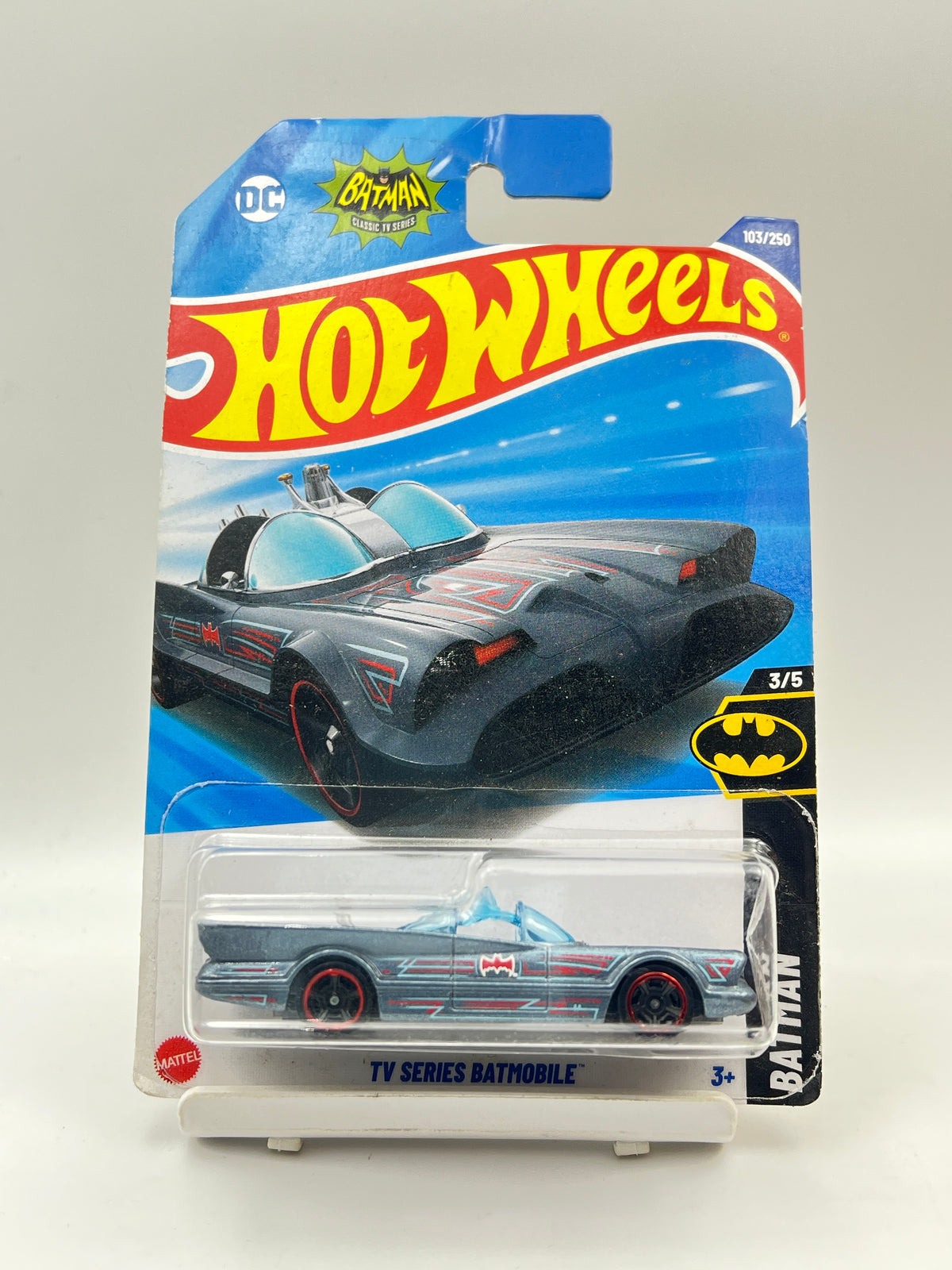 BLISTER SQUEEZE -HOT WHEELS - TV SERIES BATMOBILE - 3E