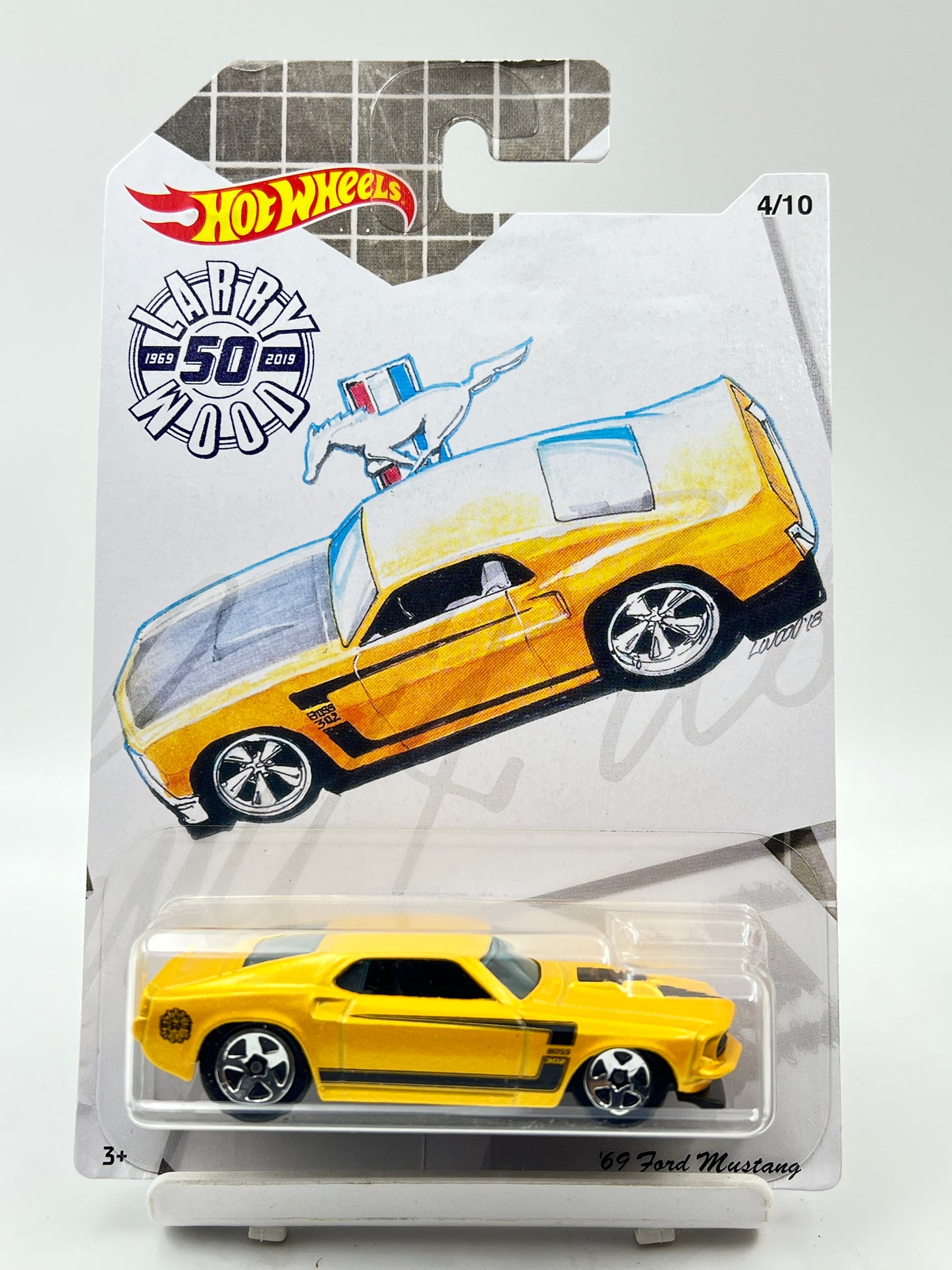 IMPORTED - HOT WHEELS - LARRY WOOD - 69 FORD MUSTANG - 6B