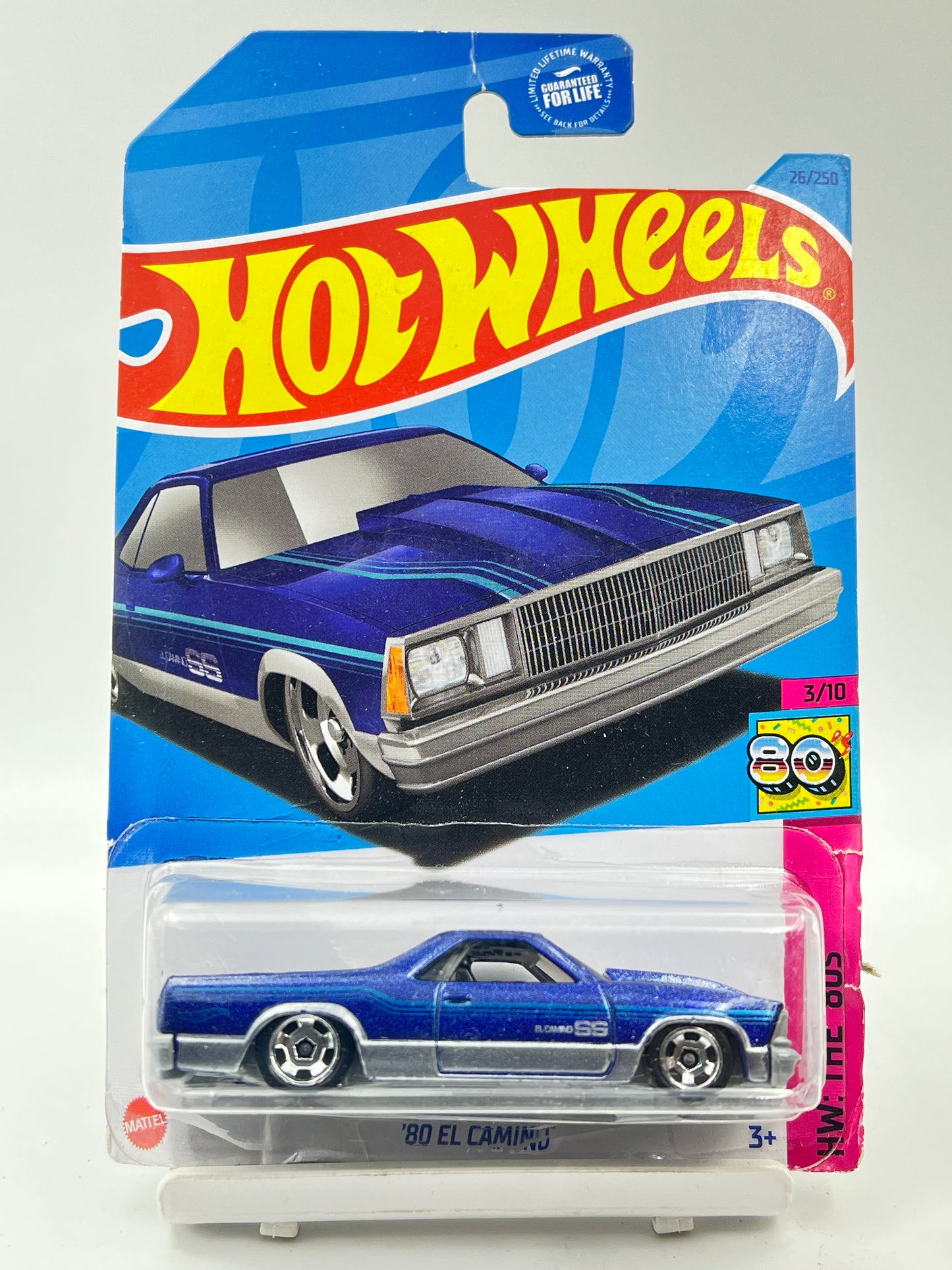 DAMAGED CARD - HOT WHEELS - 80 EL CAMINO - 2C