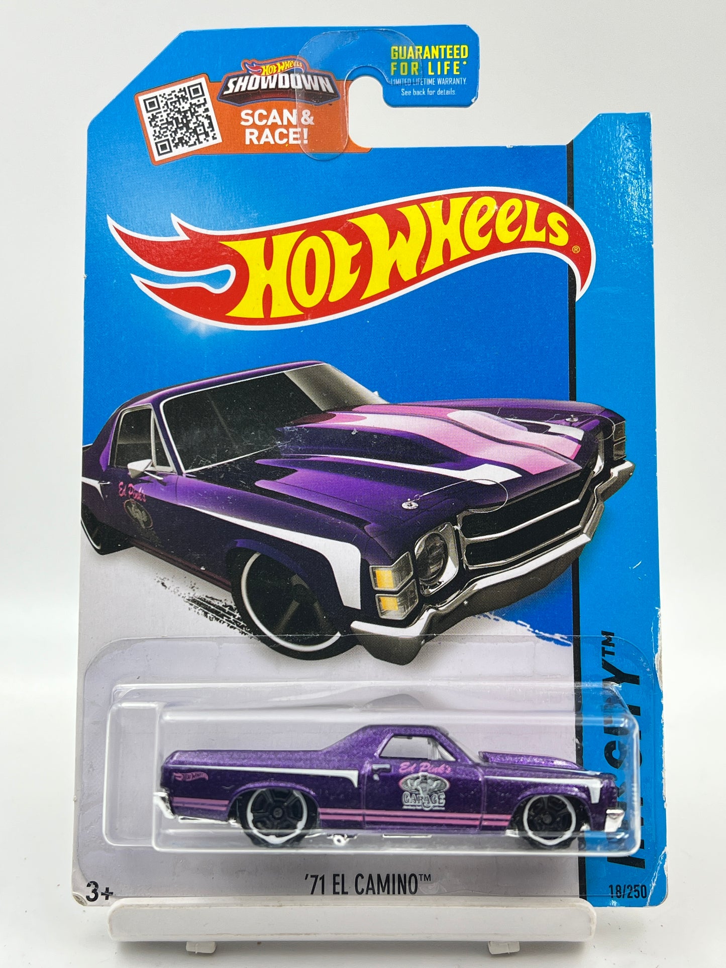 IMPORTED - HOT WHEELS - 71 ELCAMINO - PURPLE - 9B